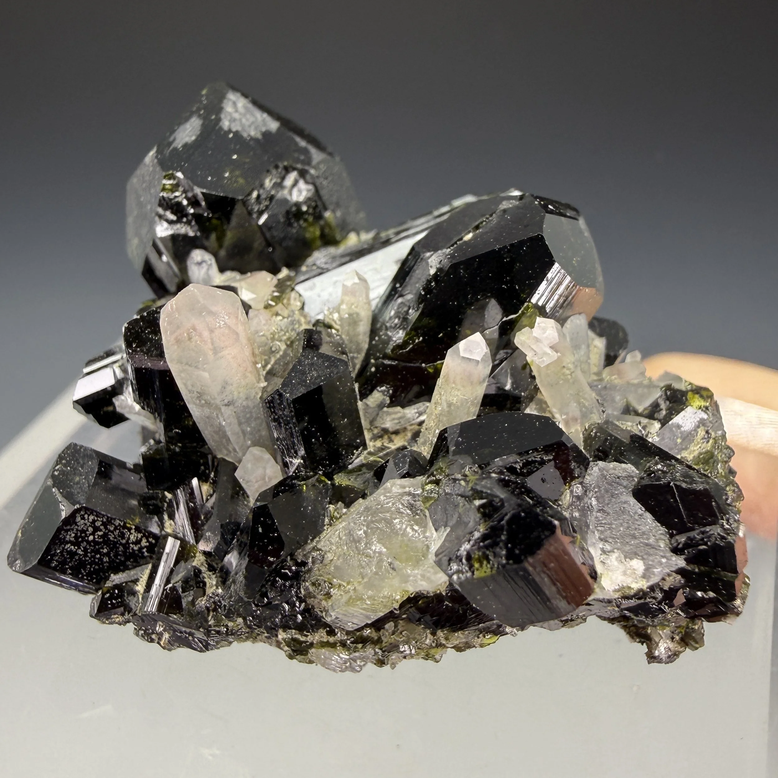 Epidote, Quartz, Green Monster Mountain, Prince of Wales Island, Alaska, USA