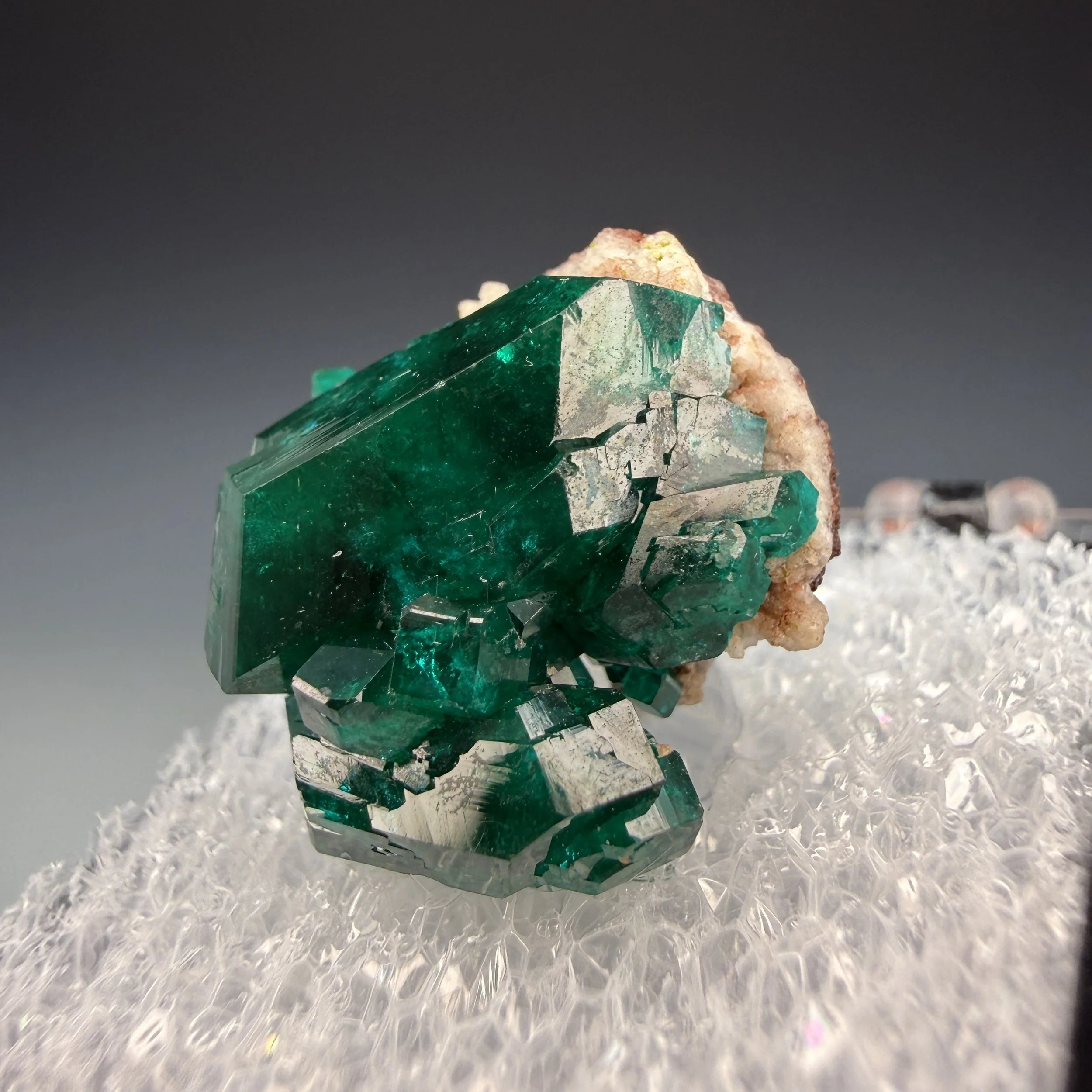 Dioptase, Tsumeb Mine, Oshikoto Region, Namibia
