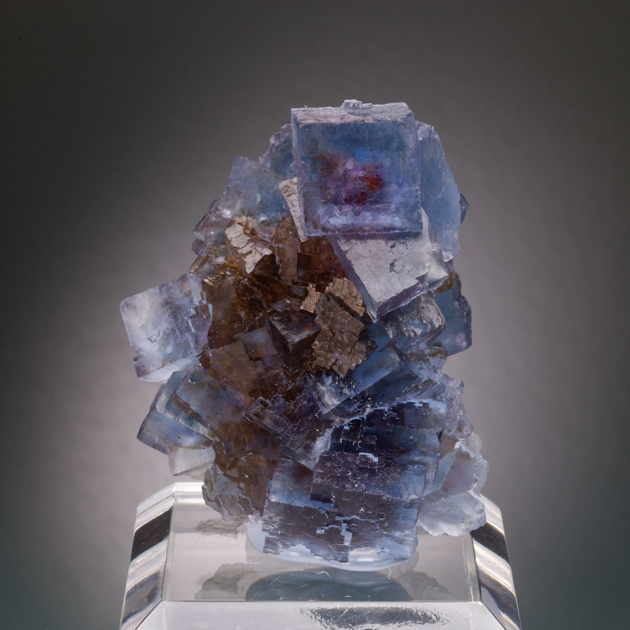 Fluorite, Minerva No. 1 Mine, Cave-In-Rock, Hardin County, Illinois, USA