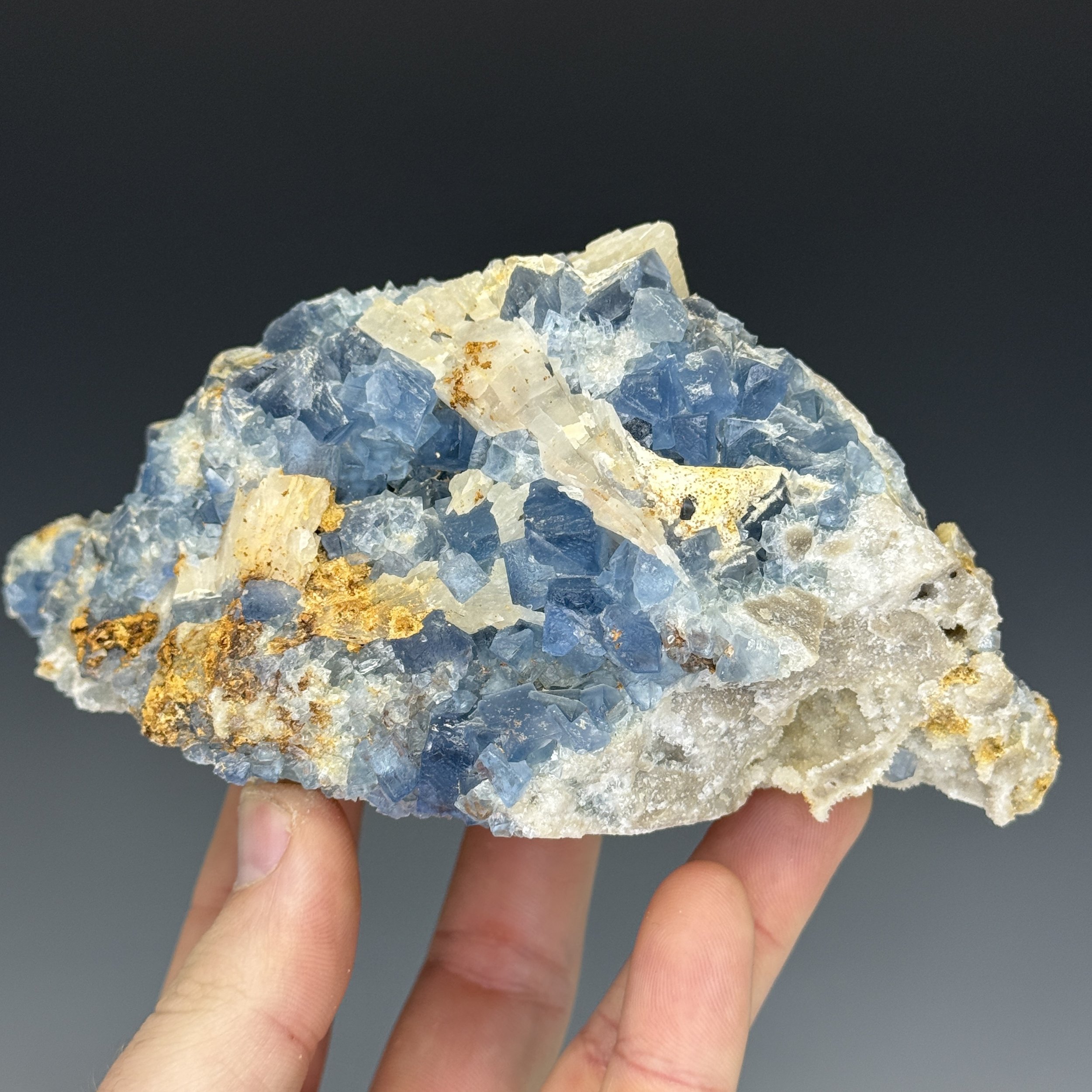 Fluorite, Quartz, Baryte, Blanchard Mine, Bingham, Socorro County, New Mexico, USA