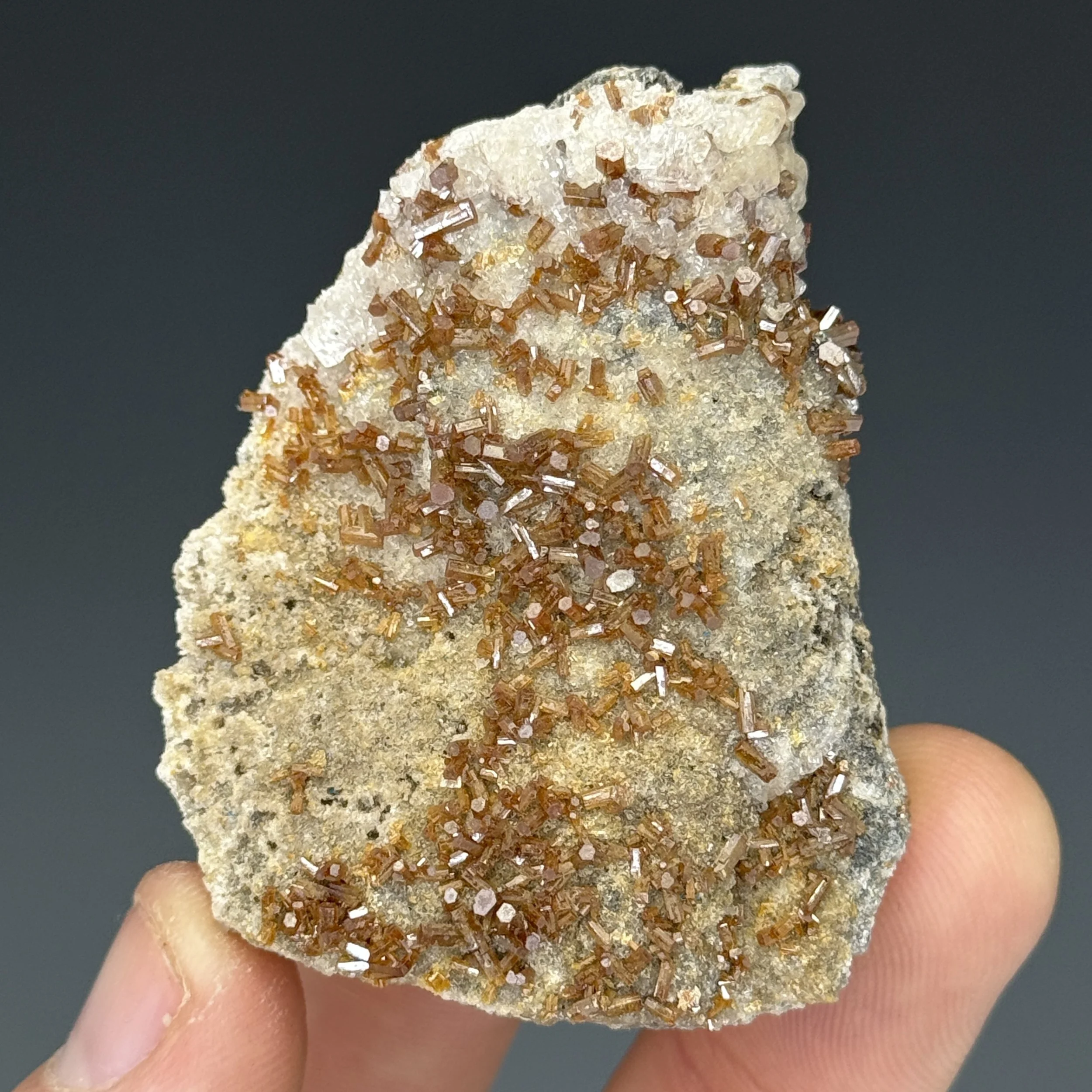 Vanadinite, Apex Mine, San Carlos, Manuel Benavides, Chihuahua, Mexico