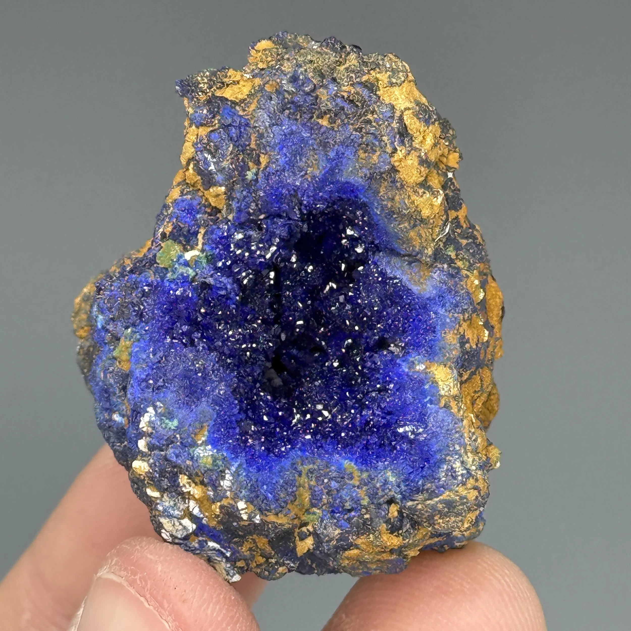 Azurite, Big Indian Copper Mine, San Juan Co., Lisbon Valley Dist., Utah, USA