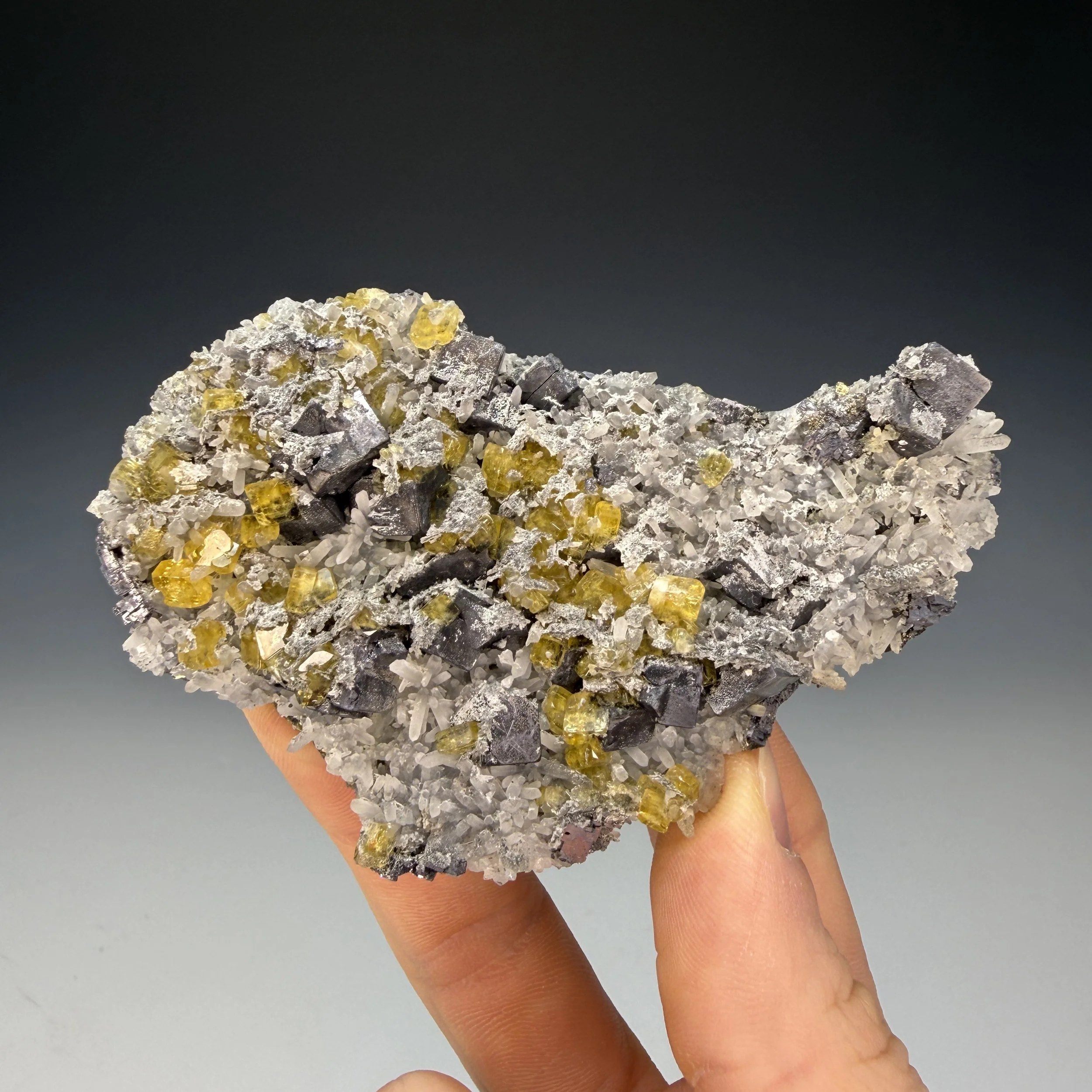 Baryte, Quartz, Galena, Black Cloud Mine, Teller County, Colorado, USA