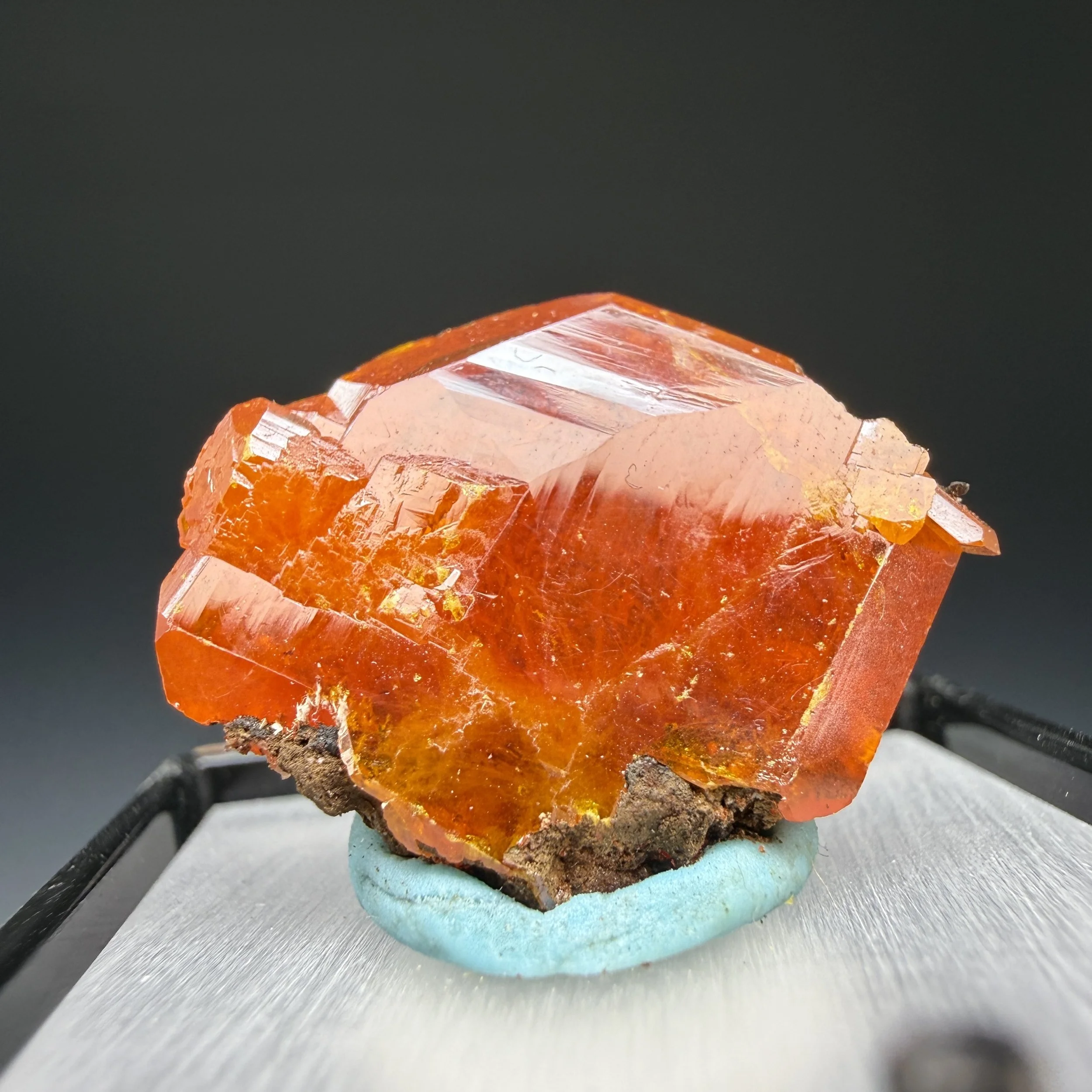 Wulfenite, Red Cloud Mine, La Paz Co., Arizona, USA