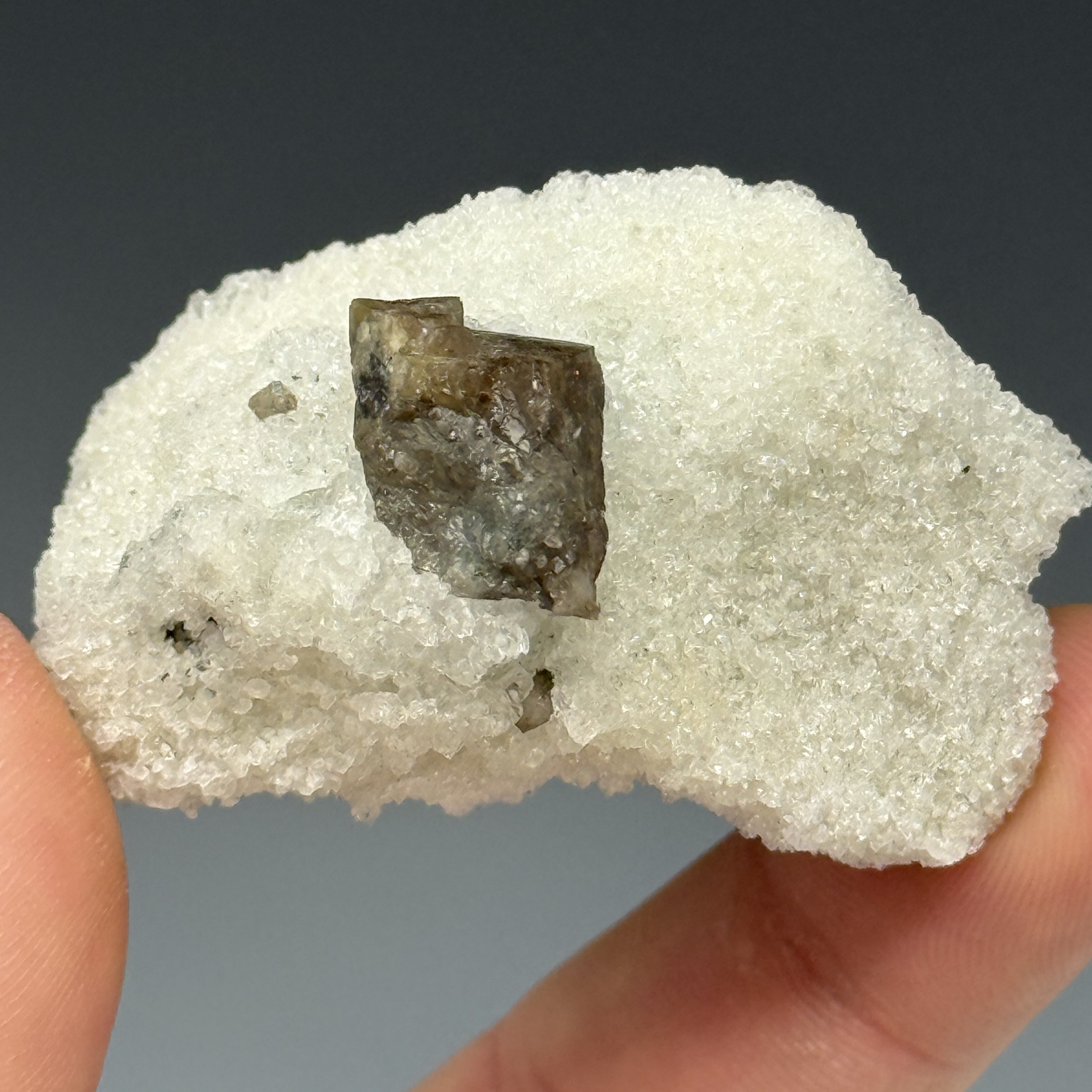 Scheelite, Quartz, Fluorite, Level 5, E Camp Bird Mine, Ouray County, Colorado, USA