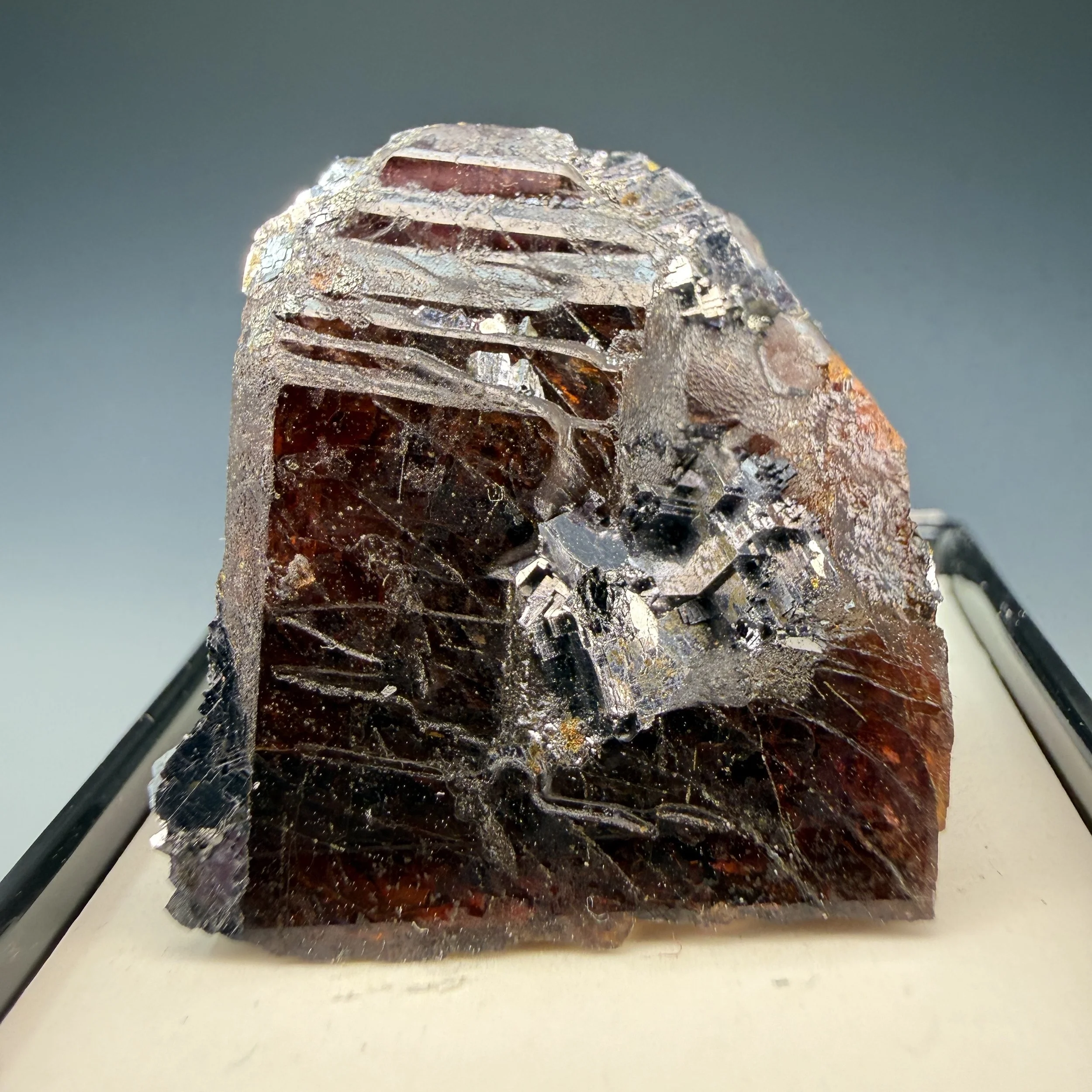 Rhodonite, Galena, Broken Hill Dist., Yancowinna Co., NSW, Australia
