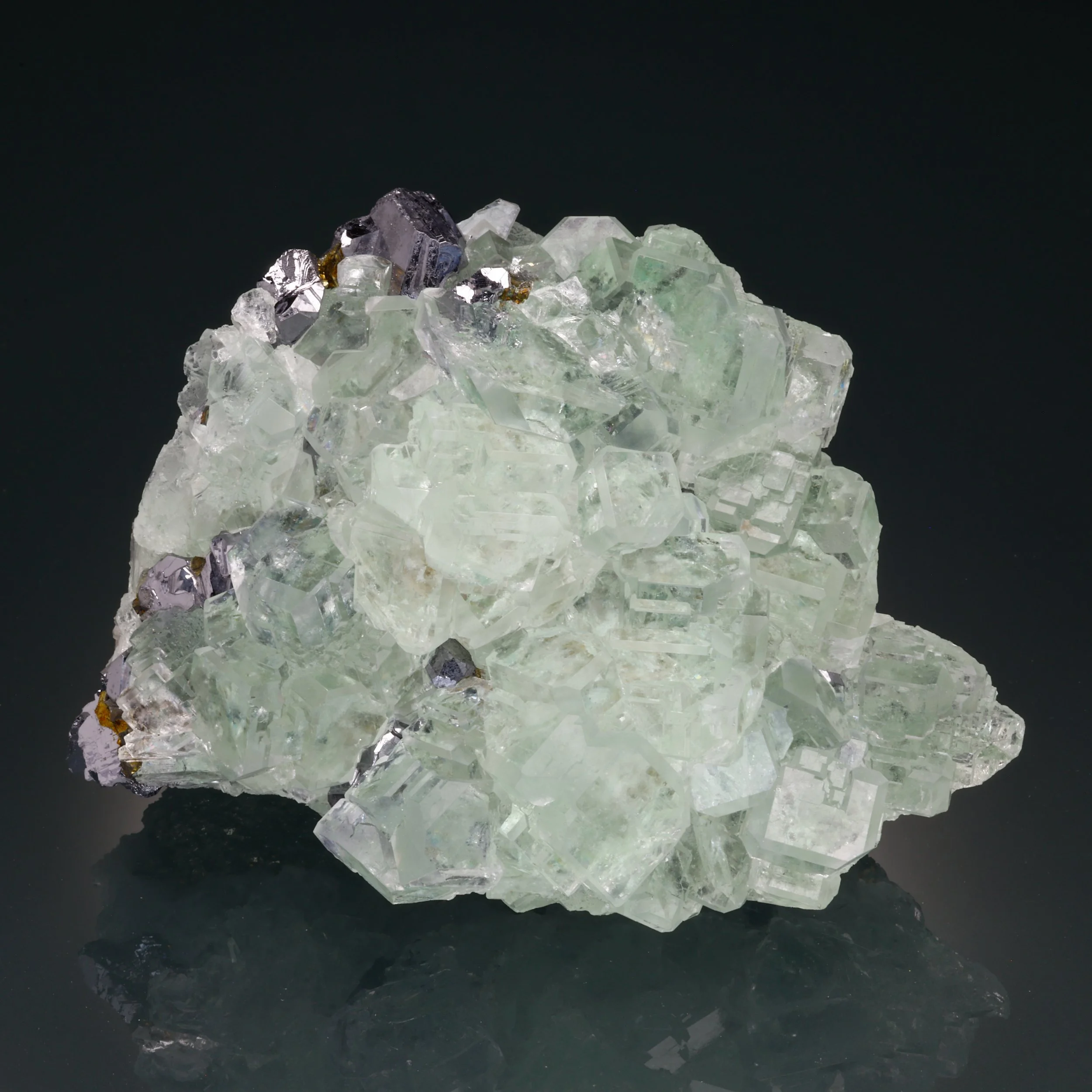 Fluorite, Calcite, Sphalerite, Naica Mine, Saucillo Municipality, Chihuahua, Mexico