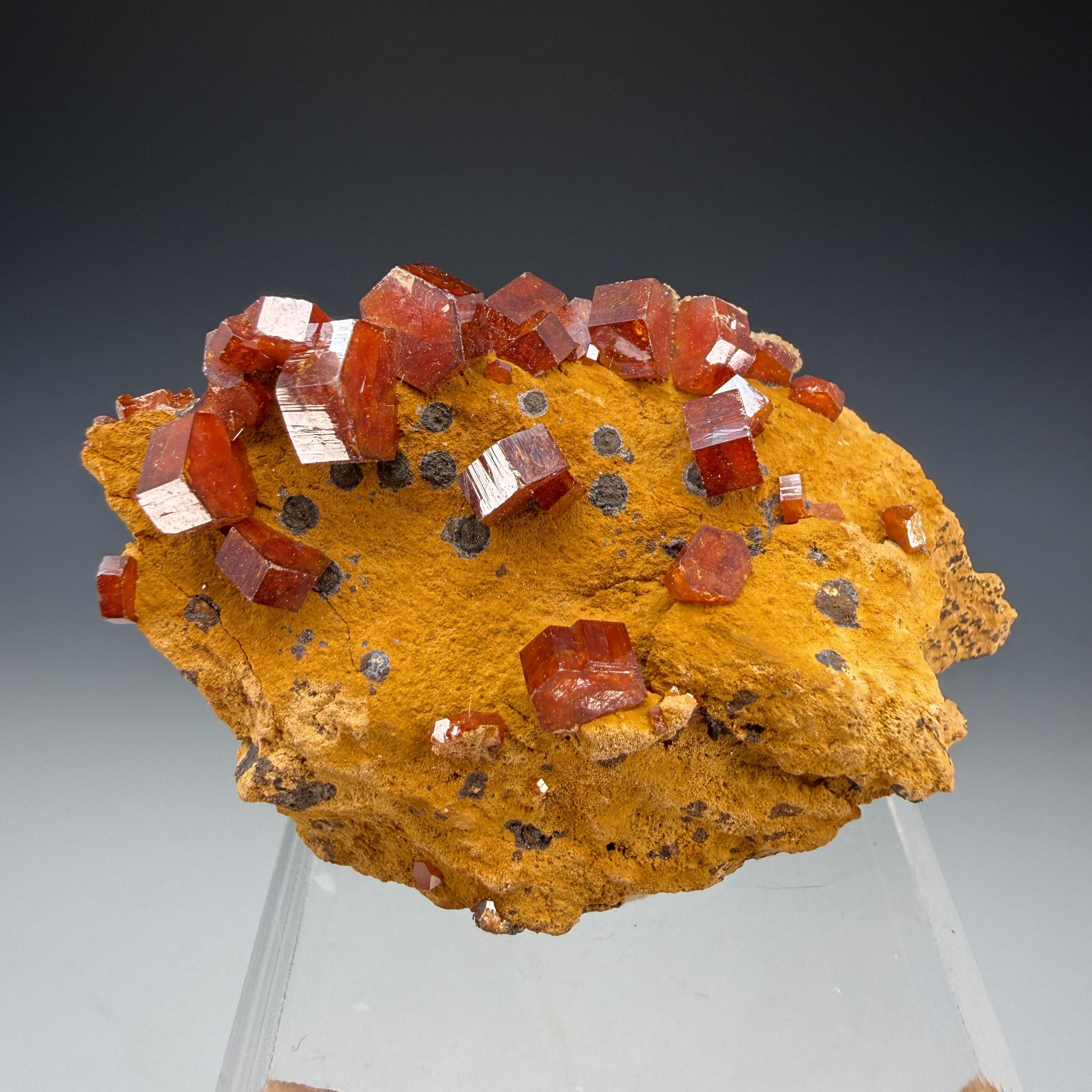 Vanadinite, Mibladen Mining District, Midelt Province, Draa-Tafilalet Region, Morocco