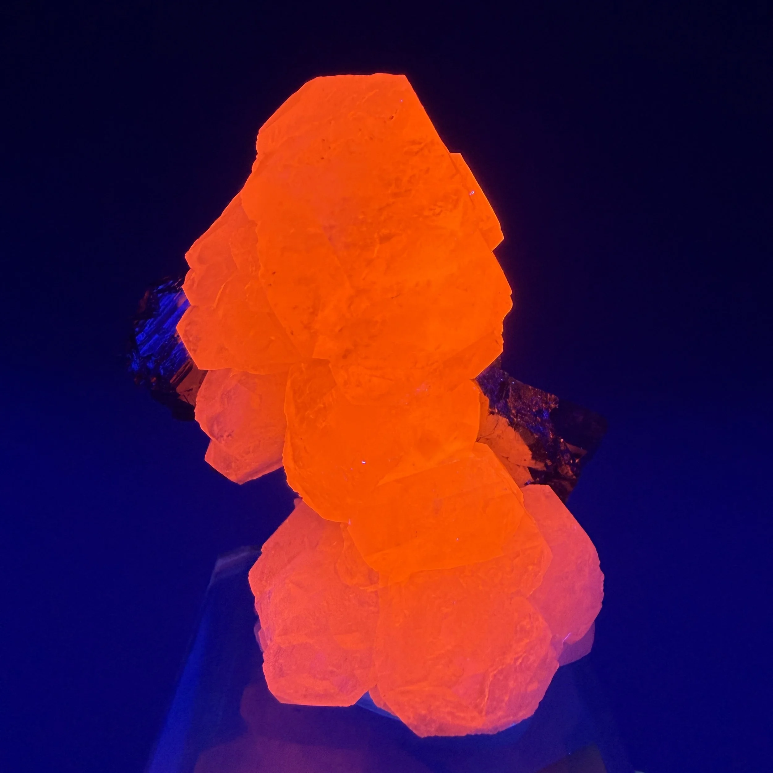 Manganoan Calcite, Sphalerite, Dalnegorsk, Primorsky Krai, Russia