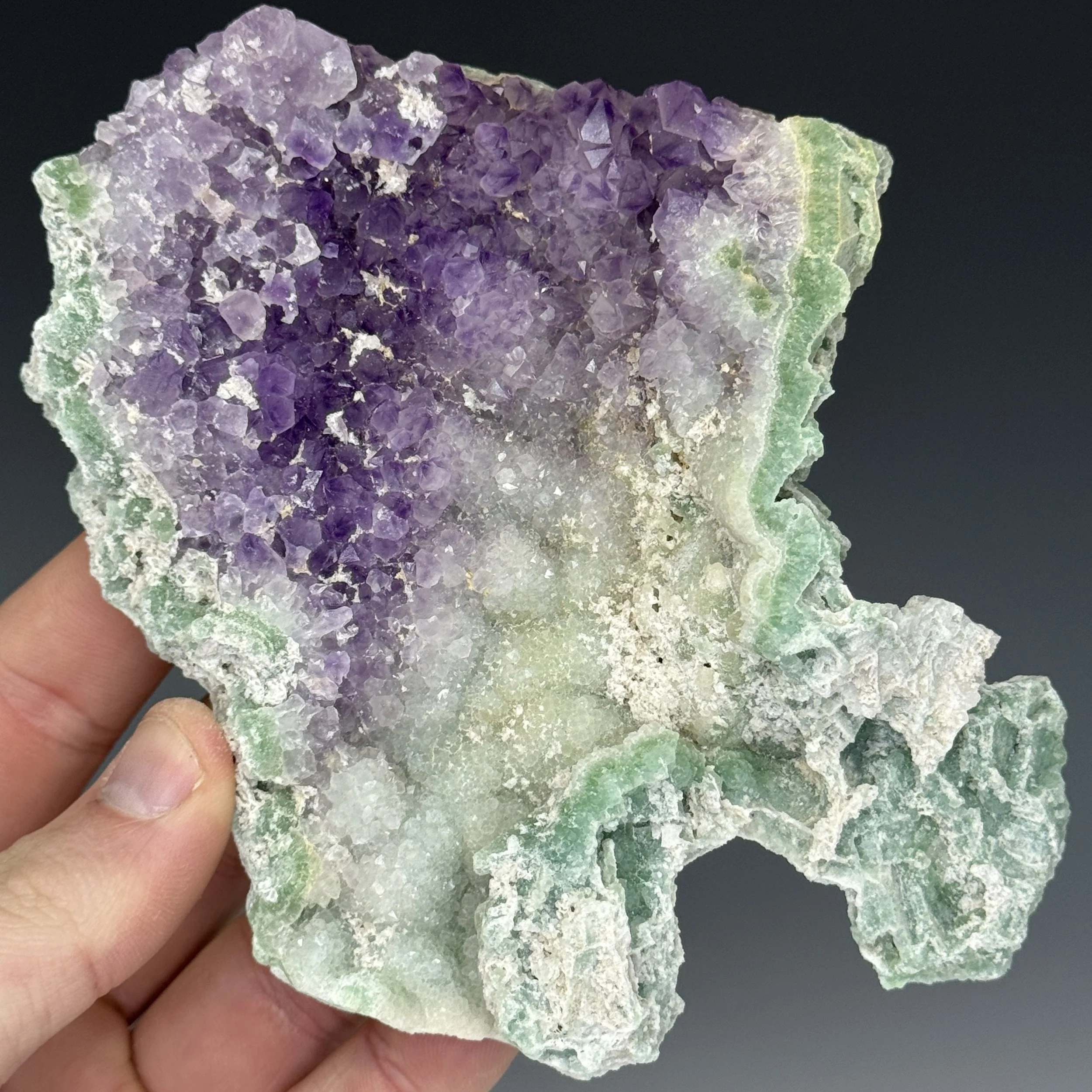 Amethyst, Fluorite, Nancy Hanks Mine, Unaweep Canyon, Mesa County, Colorado, USA
