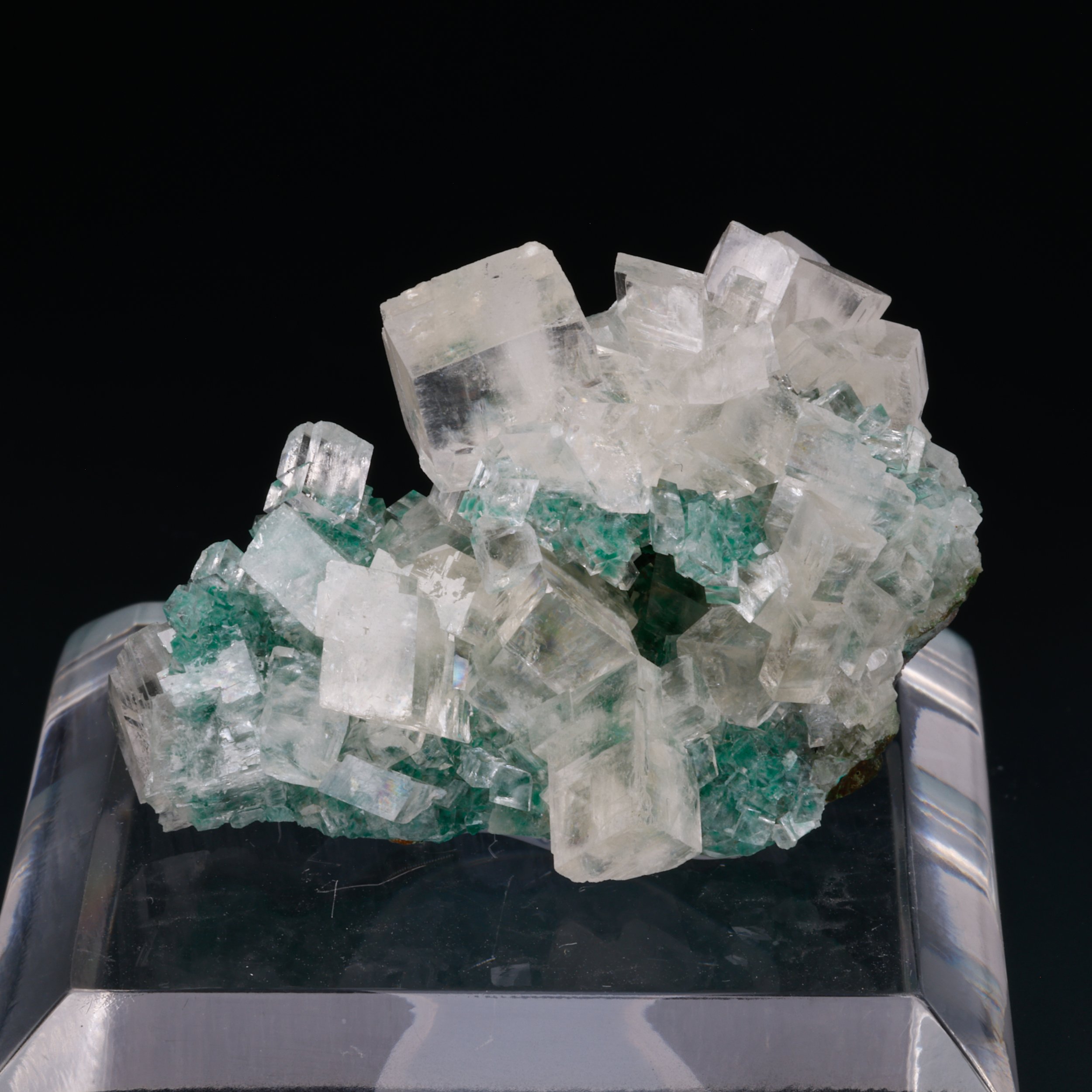 Calcite, Malachite, Tsumeb Mine, Oshikoto Region, Namibia