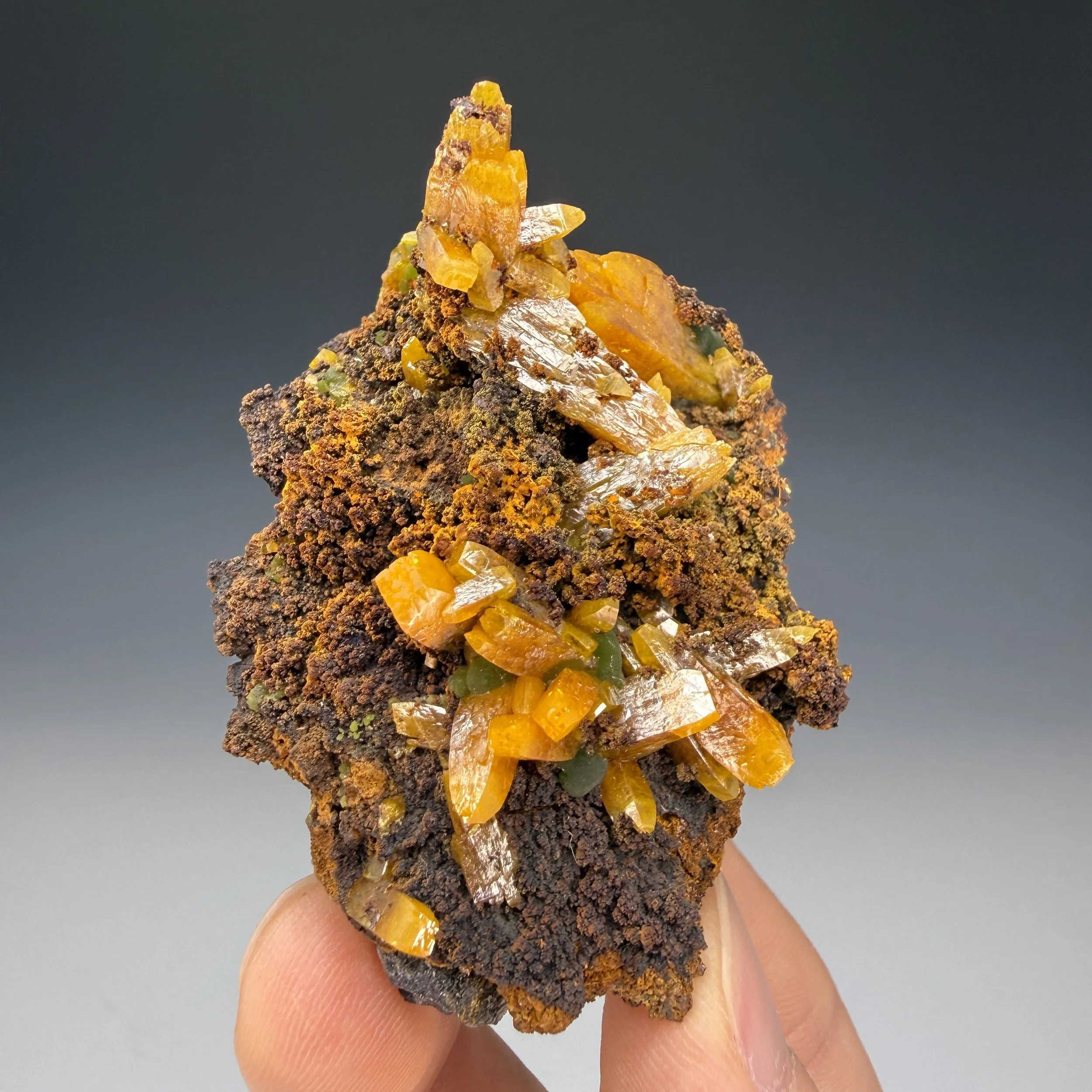 Wulfenite, Ojuela Mine, Mapimi, Durango, Mexico