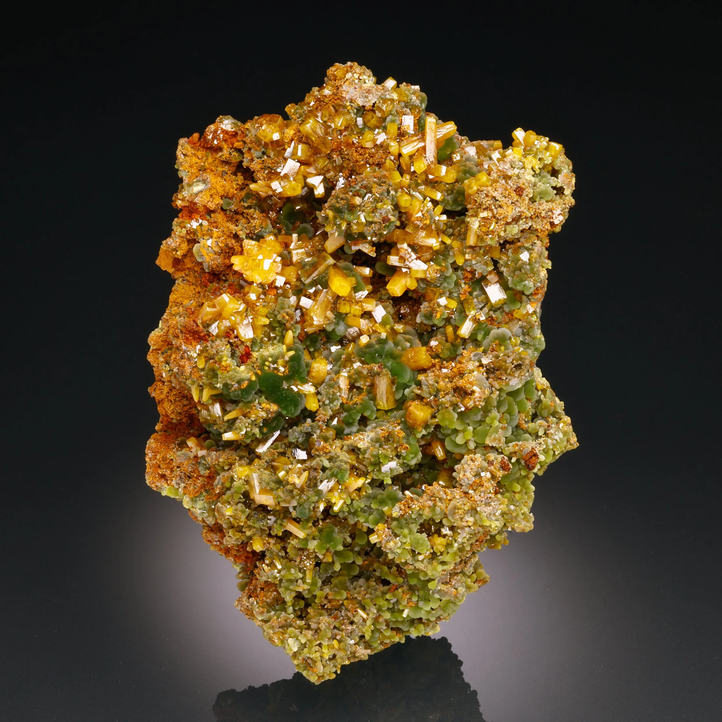 Wulfenite, Mimetite, Ojuela Mine, Mapimi, Durango, Mexico