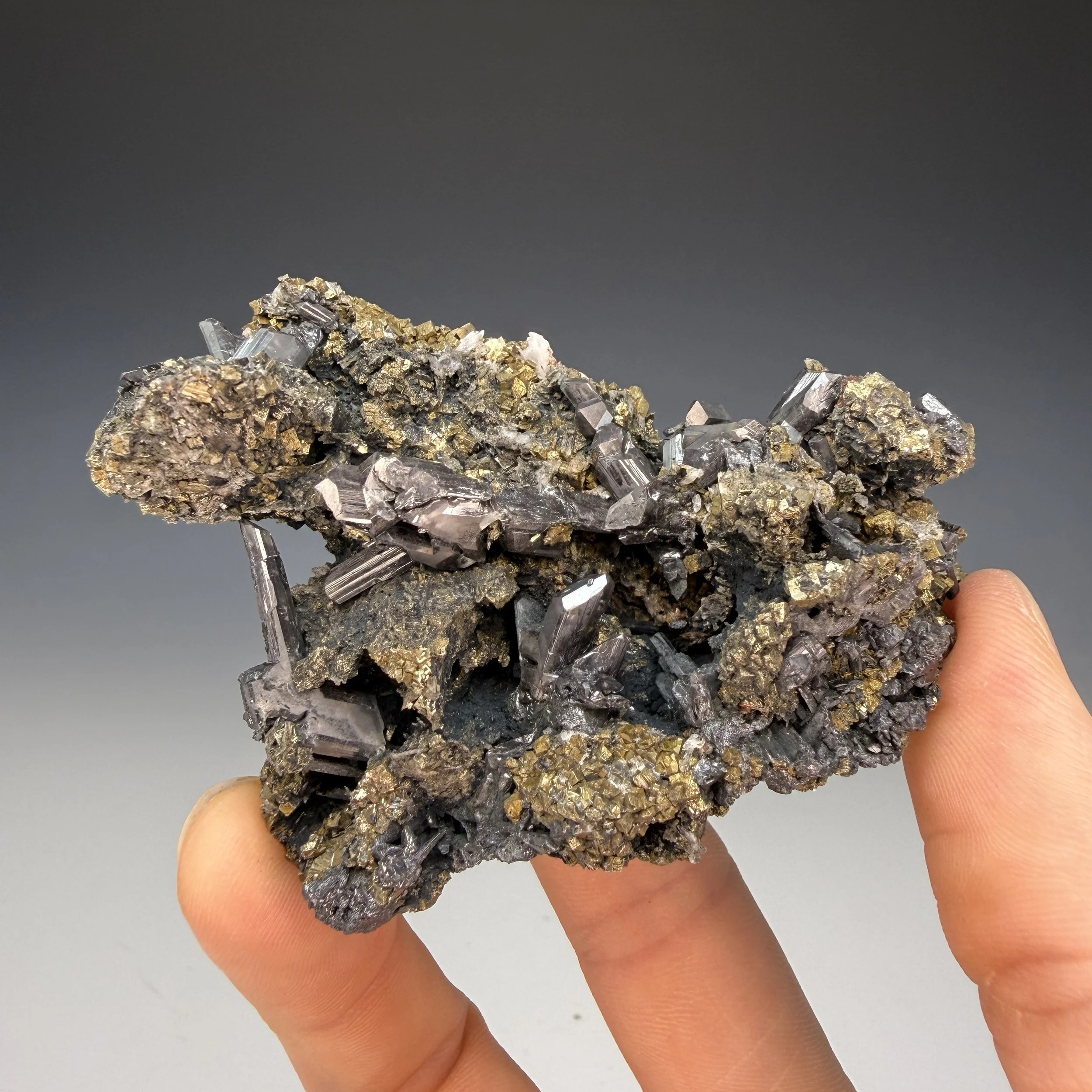 Cerussite, Pyrite, Ojuela Mine, Mapimi, Durango, Mexico