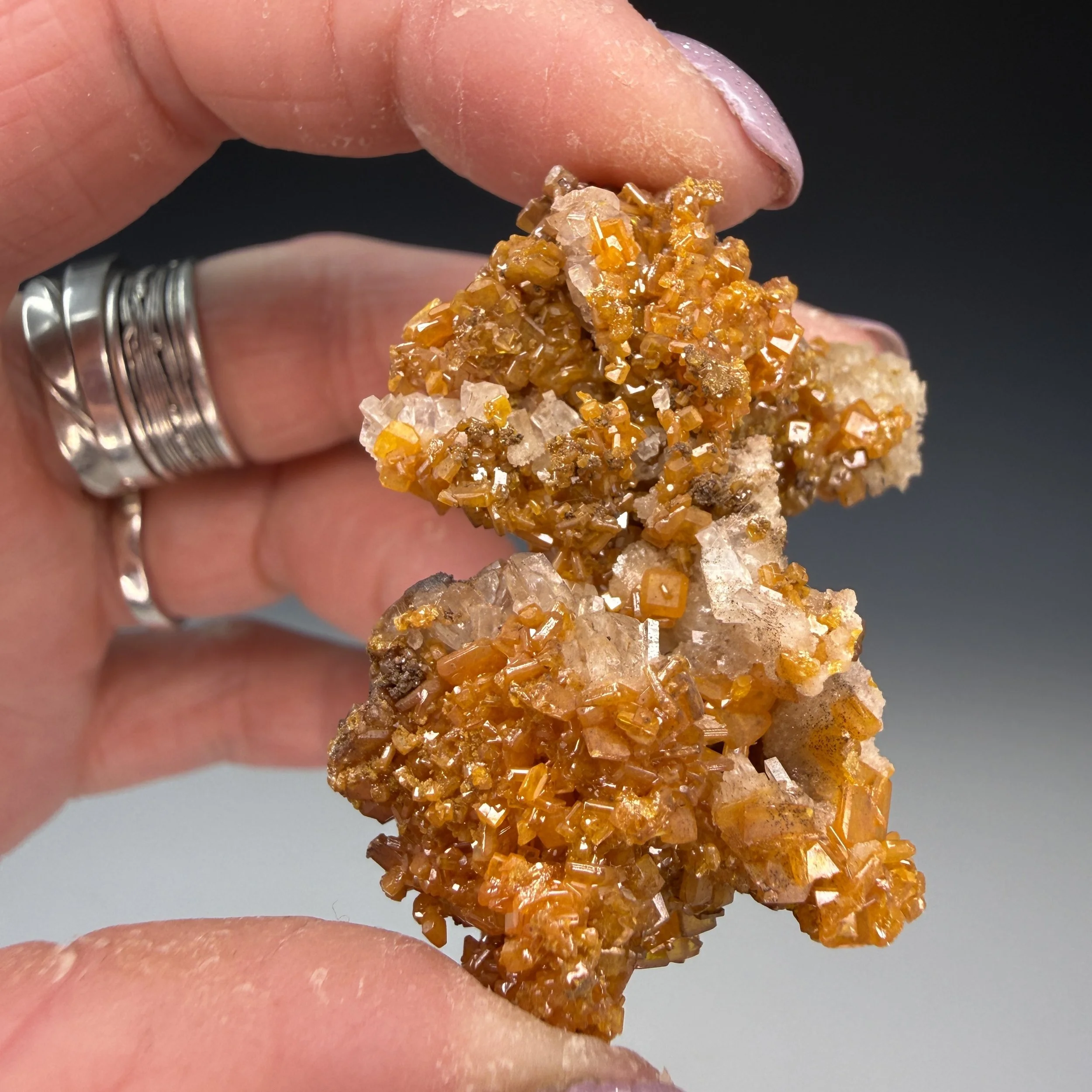 Wulfenite, Erupcion Mine, Los Lamentos Mts, Ahumada, Chihuahua, Mexico