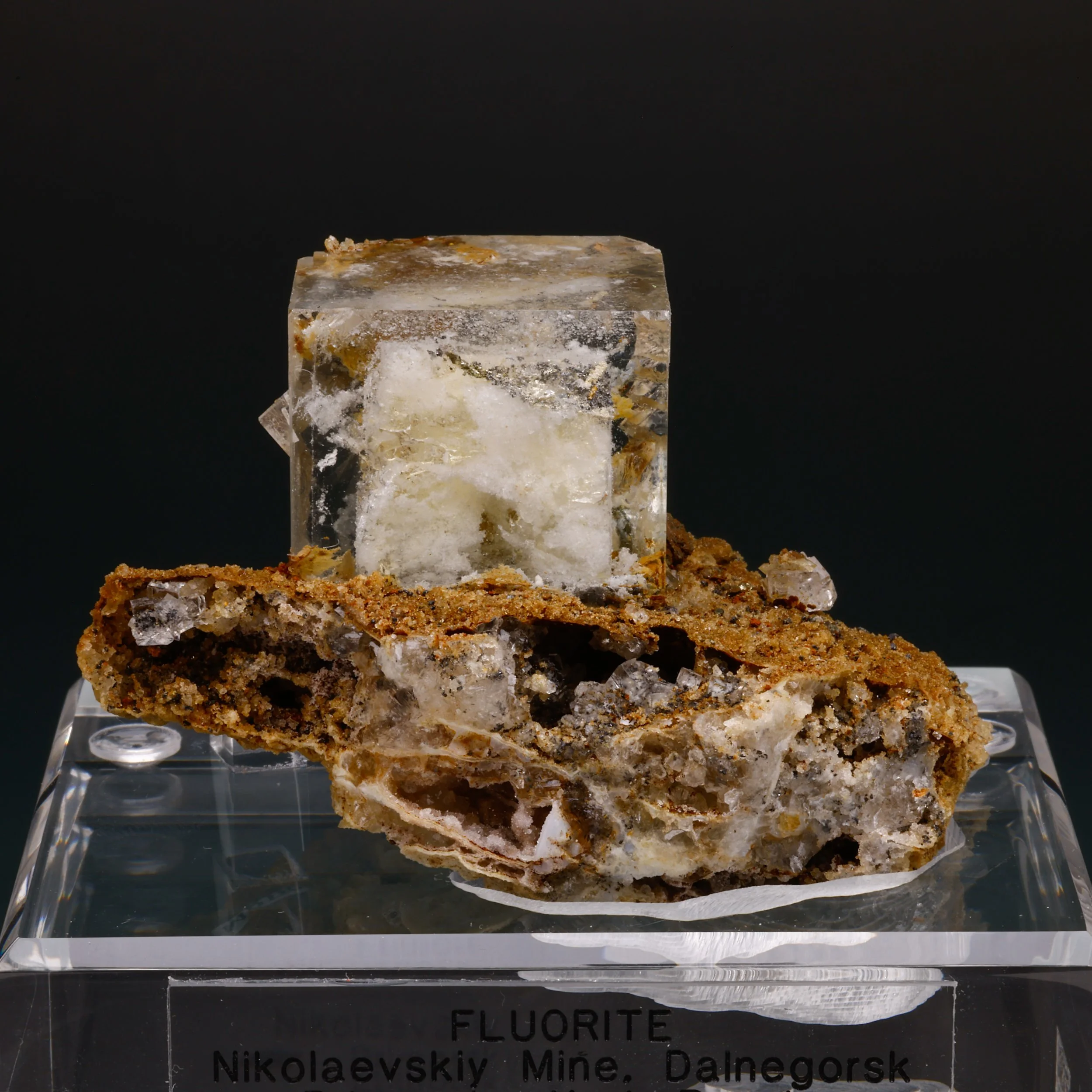 Fluorite, Nikolaevskiy Mine, Dalnegorsk, Primorsky Krai, Russia