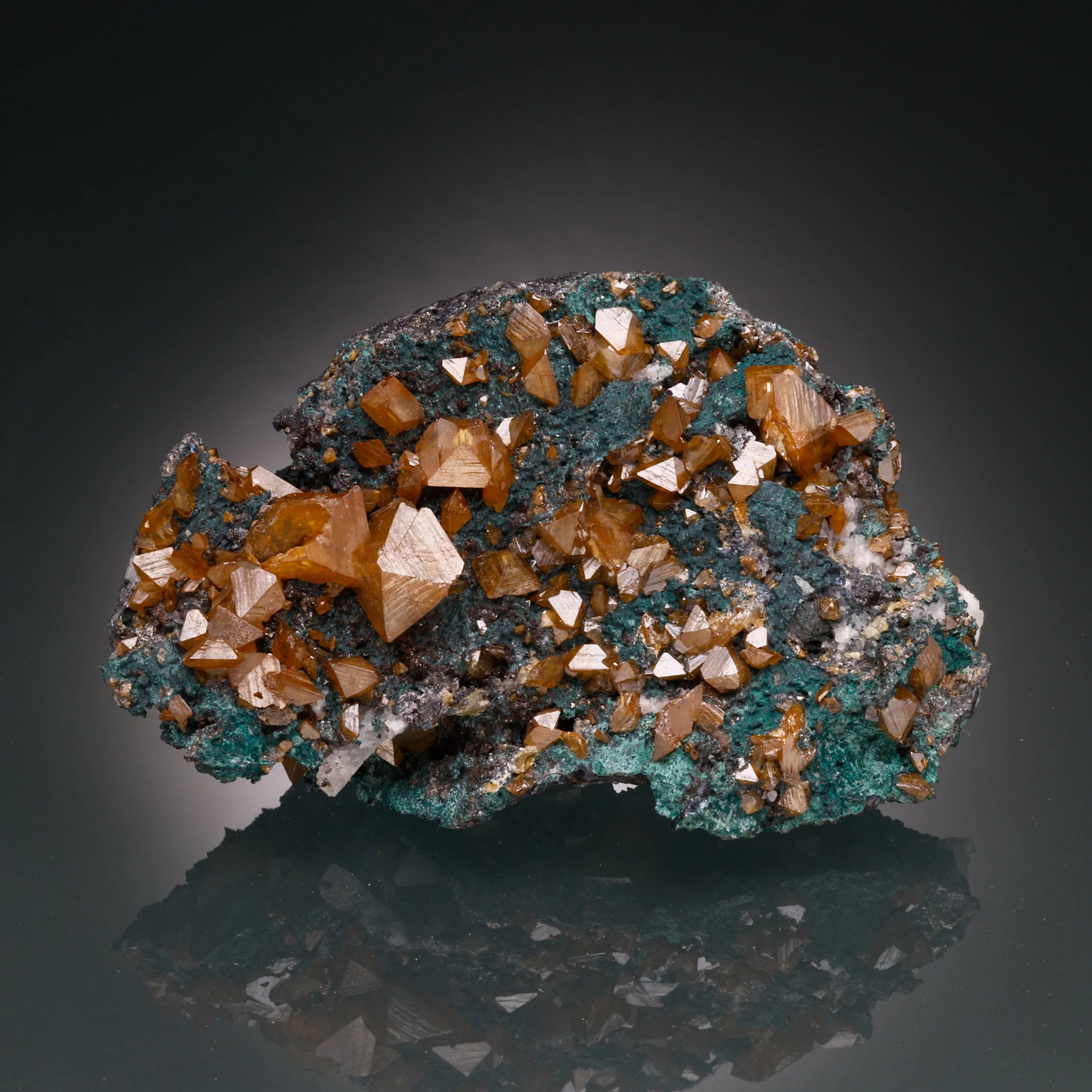 Wulfenite, Tsumeb Mine, Oshikoto Region, Namibia