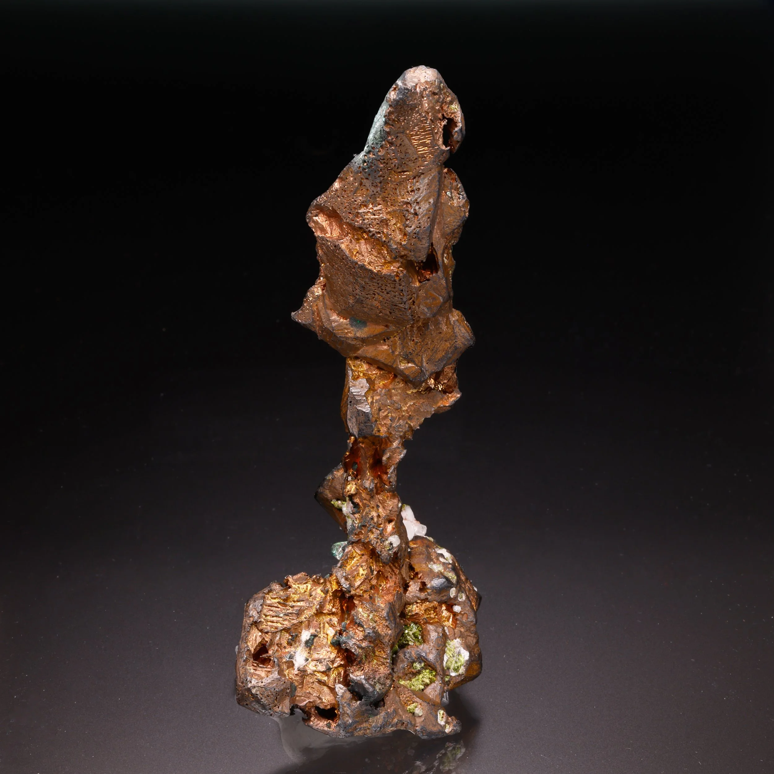 Copper, Epidote, Calcite, Keweenaw Peninsula, Michigan, USA