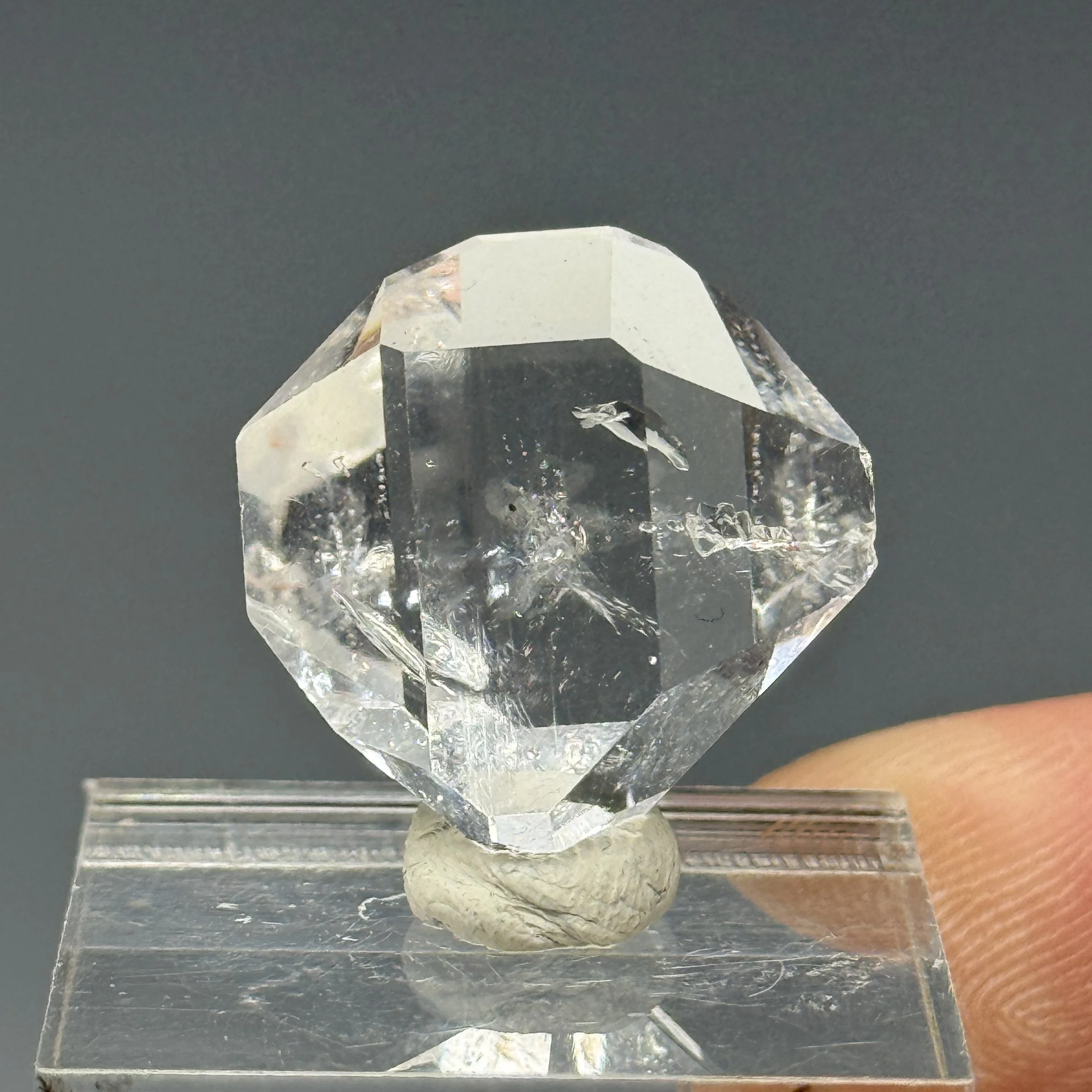 Quartz, Herkimer Diamond, Diamond Acres, Fonda, Mohawk Twp., Montgomery Co., New York, USA