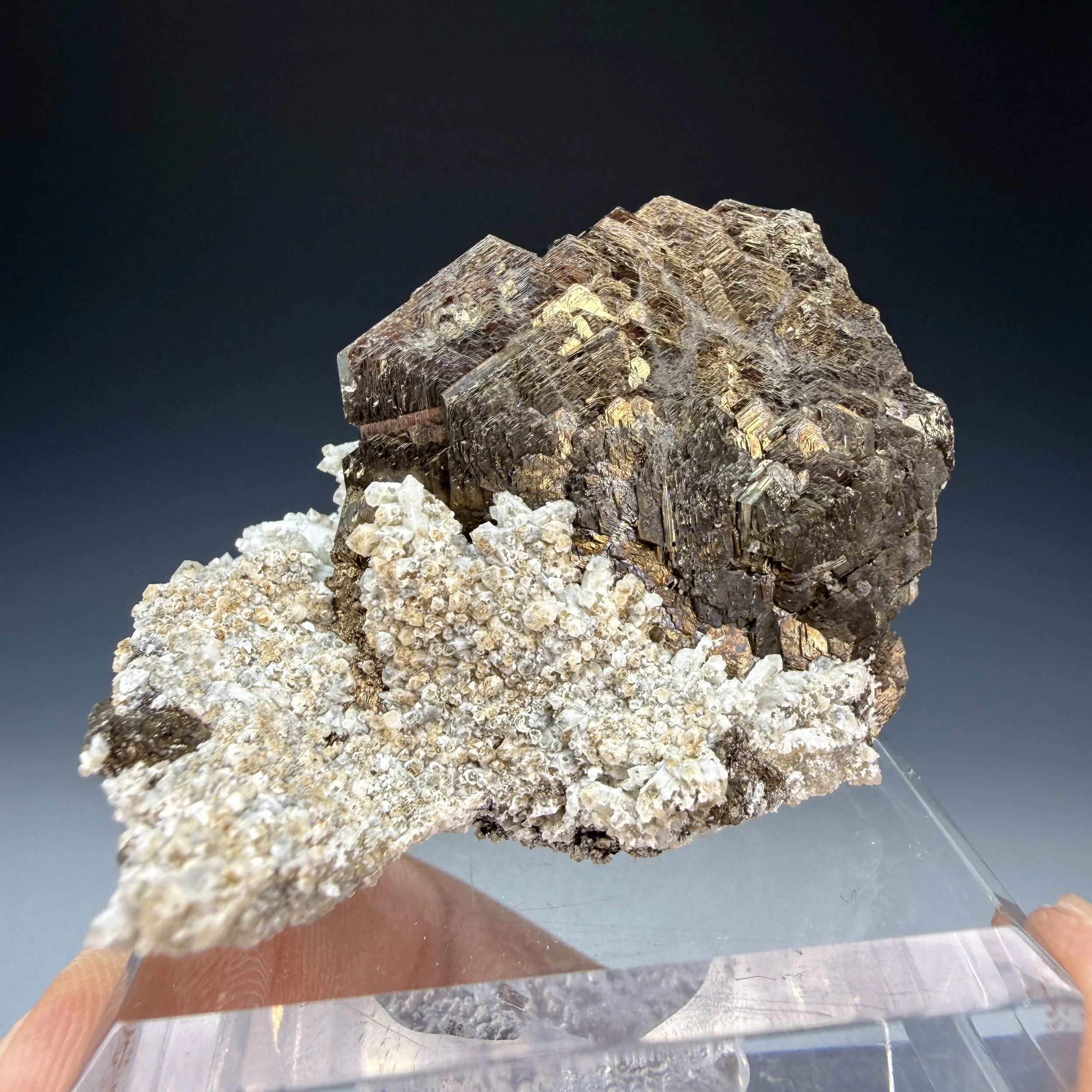 Pyrrhotite, Quartz, Nikolaevskiy Mine, Dalnegorsk, Primorsky Krai, Russia