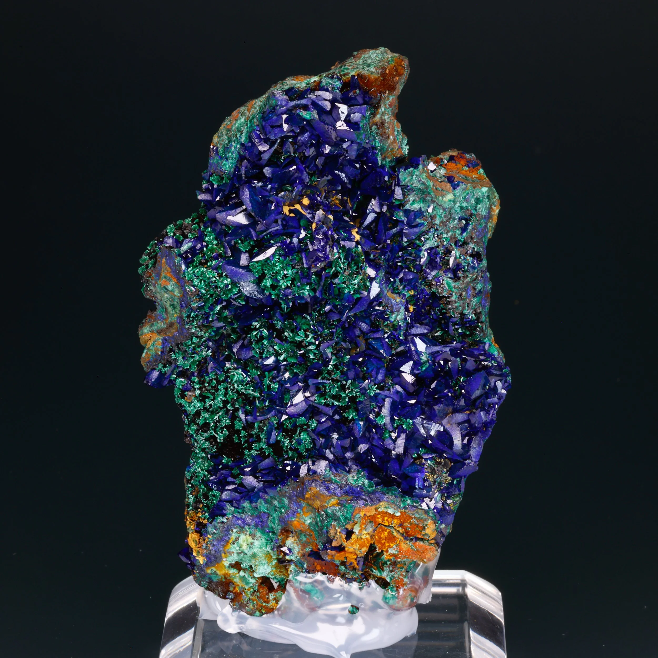 Azurite, Malachite, Guichi Copper Mine, Guichi District, Chizhou, Anhui Province, China