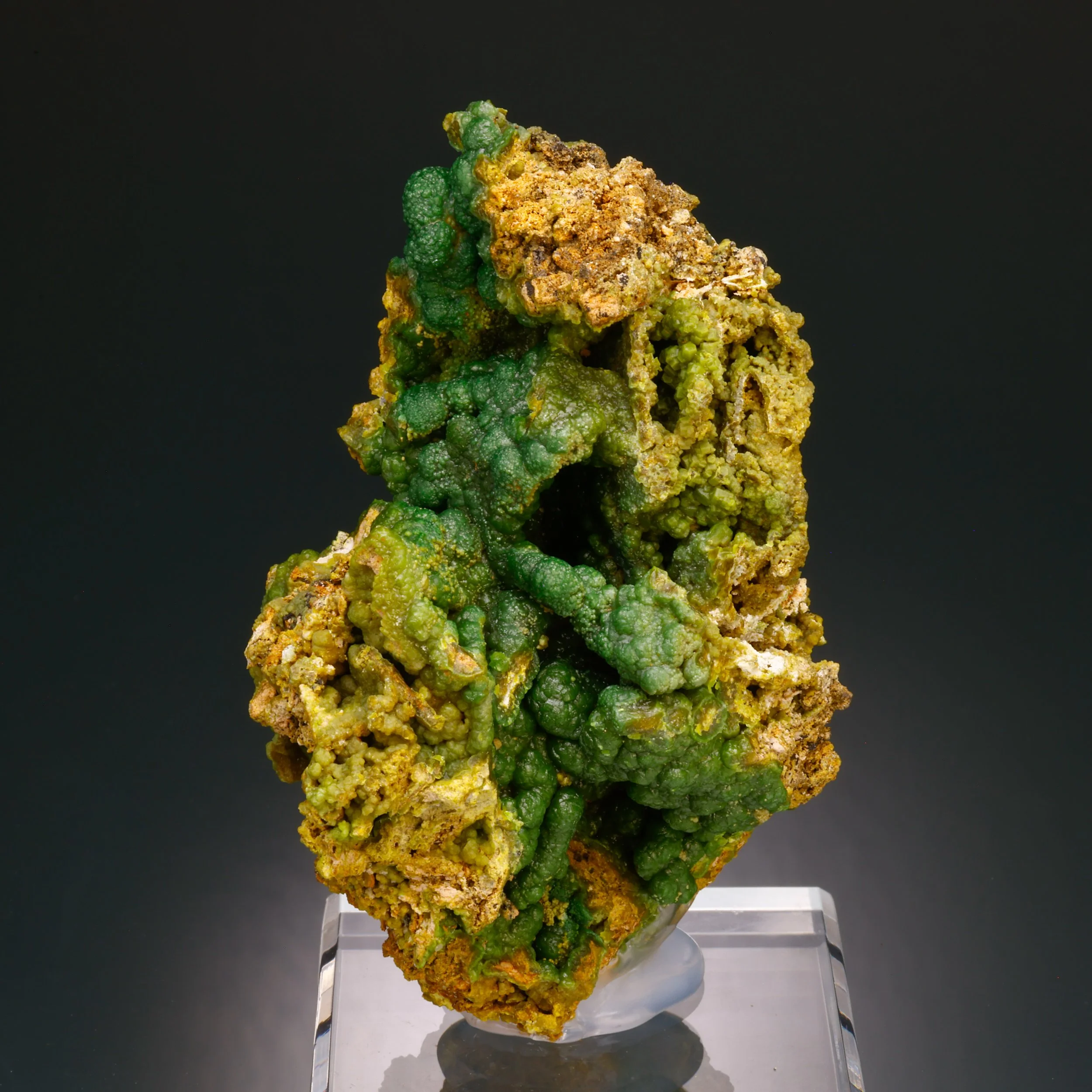 Mimetite, S’Ortu Becciu Mine, Donori, South Sardinia Province, Sardinia, Italy