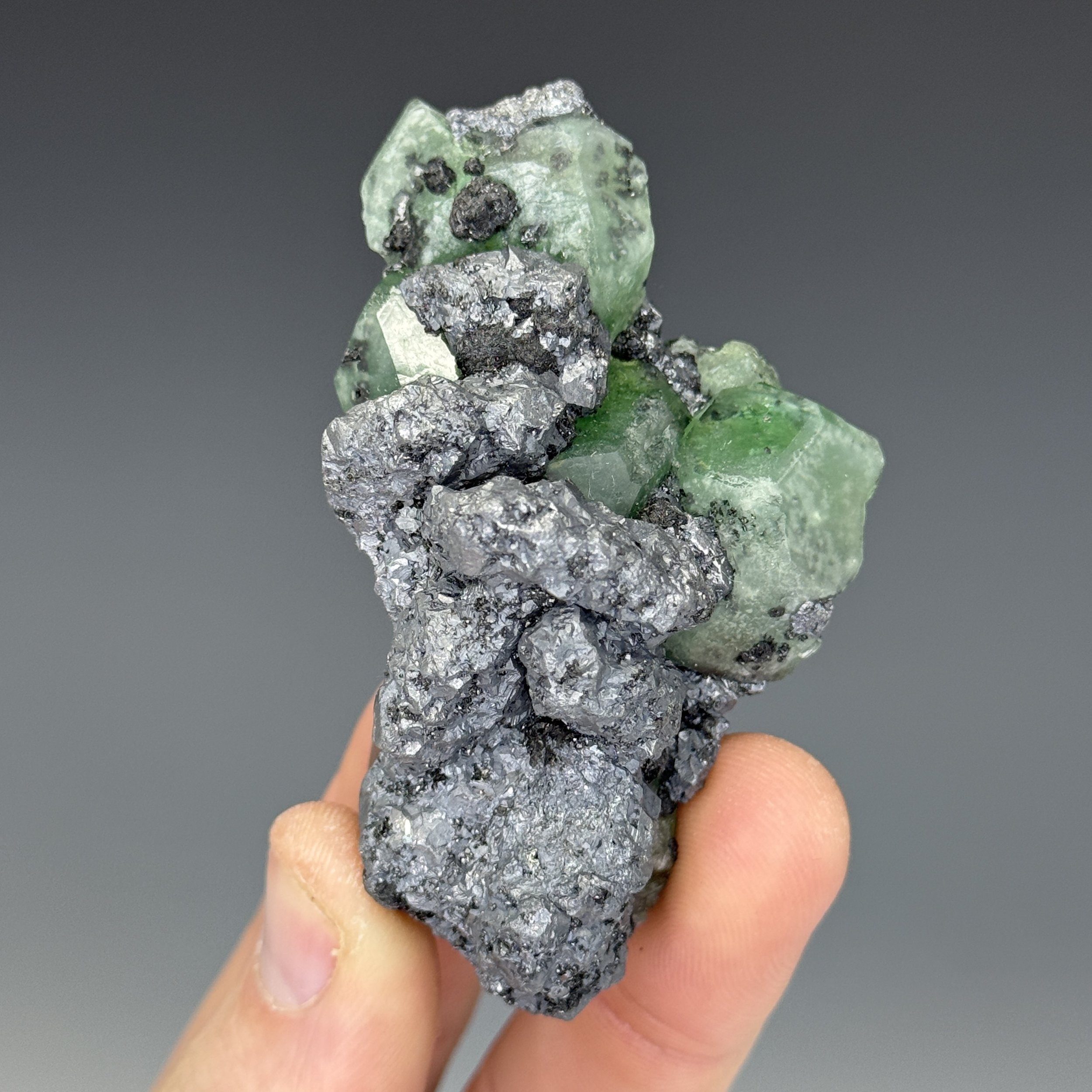 Fluorite, Milpo Mine, Atachocha District, Pasco, Peru