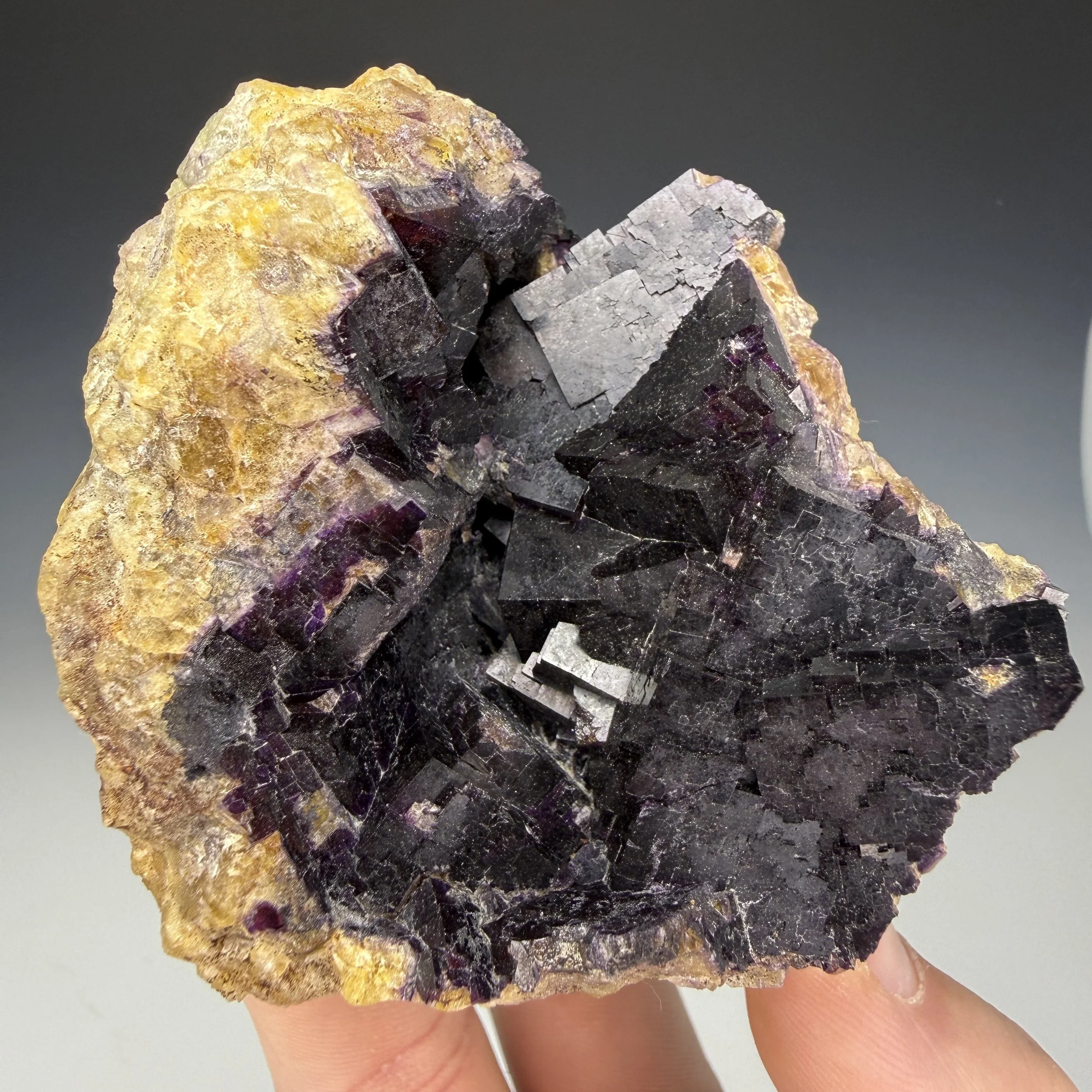 Fluorite, Wolkenstein, Erzgebirgskreis, Saxony, Germany