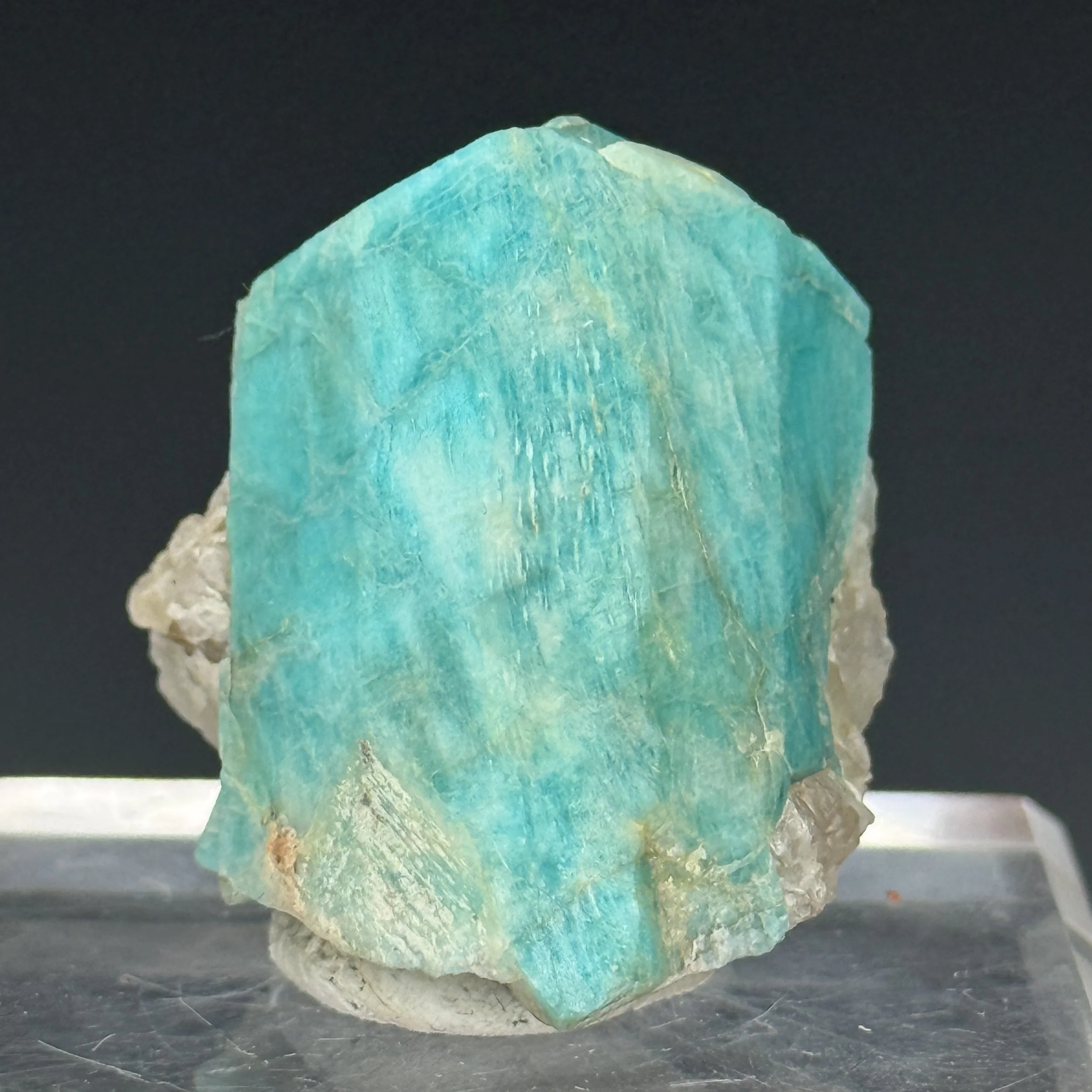 Amazonite, Crystal Peak Area, Teller County, Colorado, USA