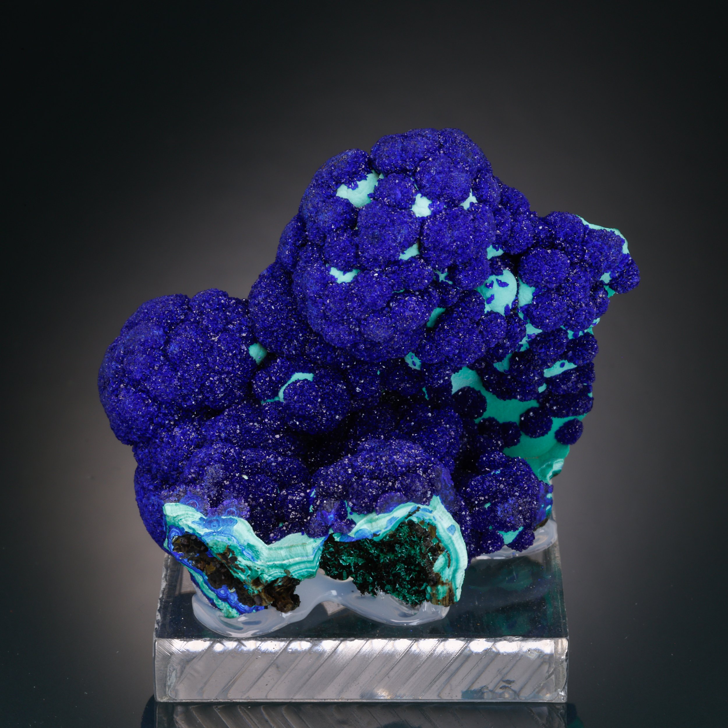 Azurite, Malachite, Holbrook Mine, Bisbee, Cochise County, Arizona, USA