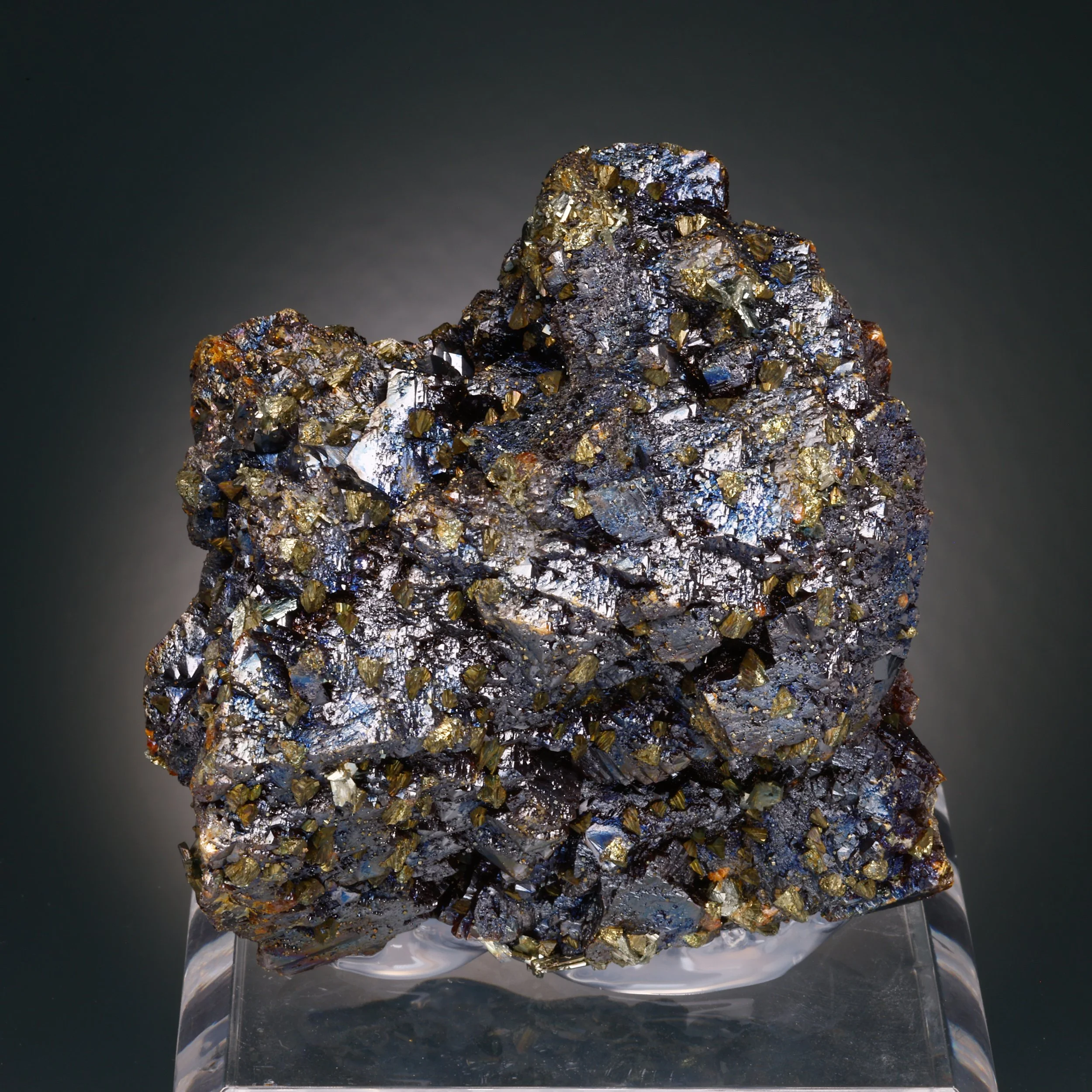 Sphalerite, Chalcopyrite, Picher Field, Ottawa County, Oklahoma, USA