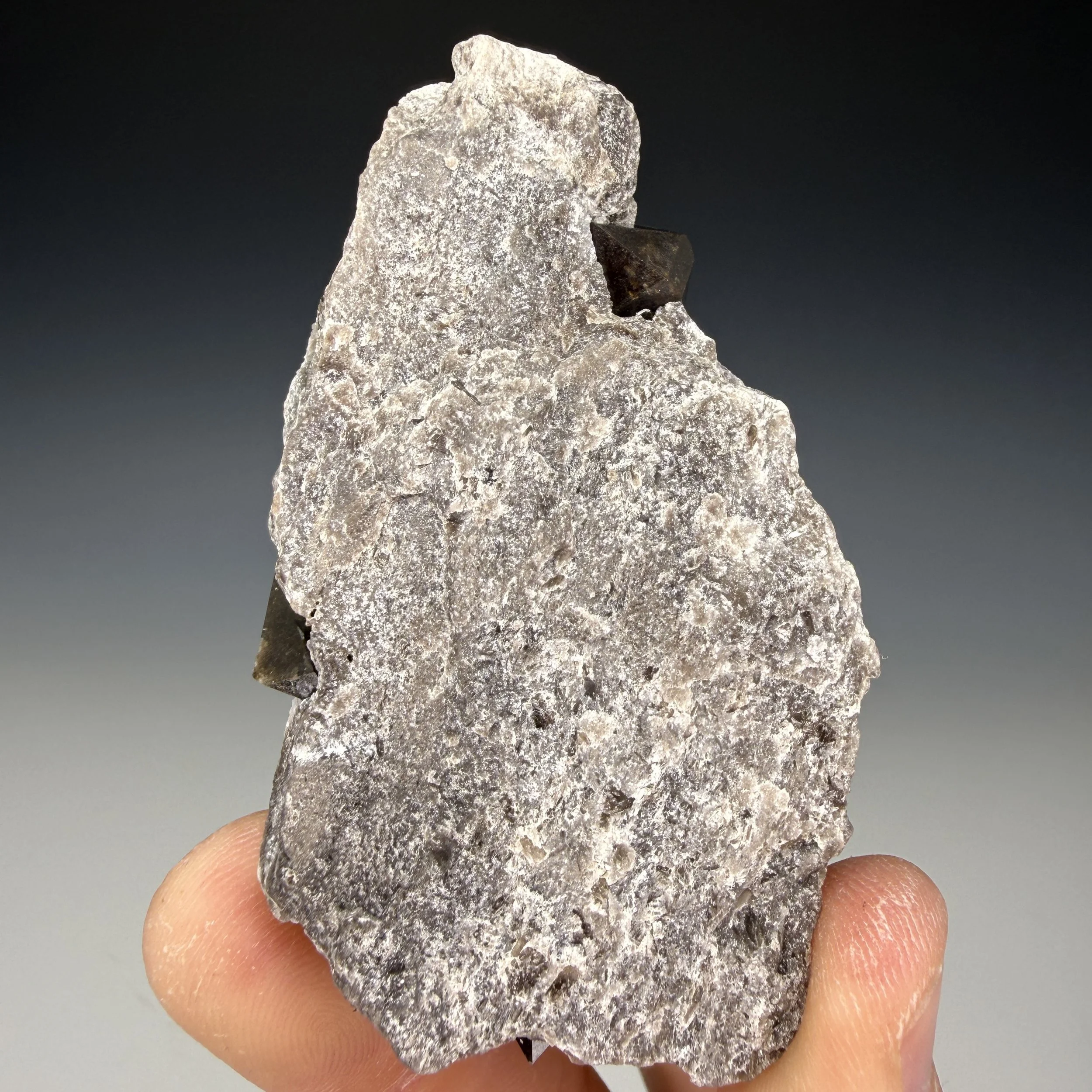 Smoky Quartz, Gypsum, Cerro de la Higuera, Montejicar, Granada, Spain