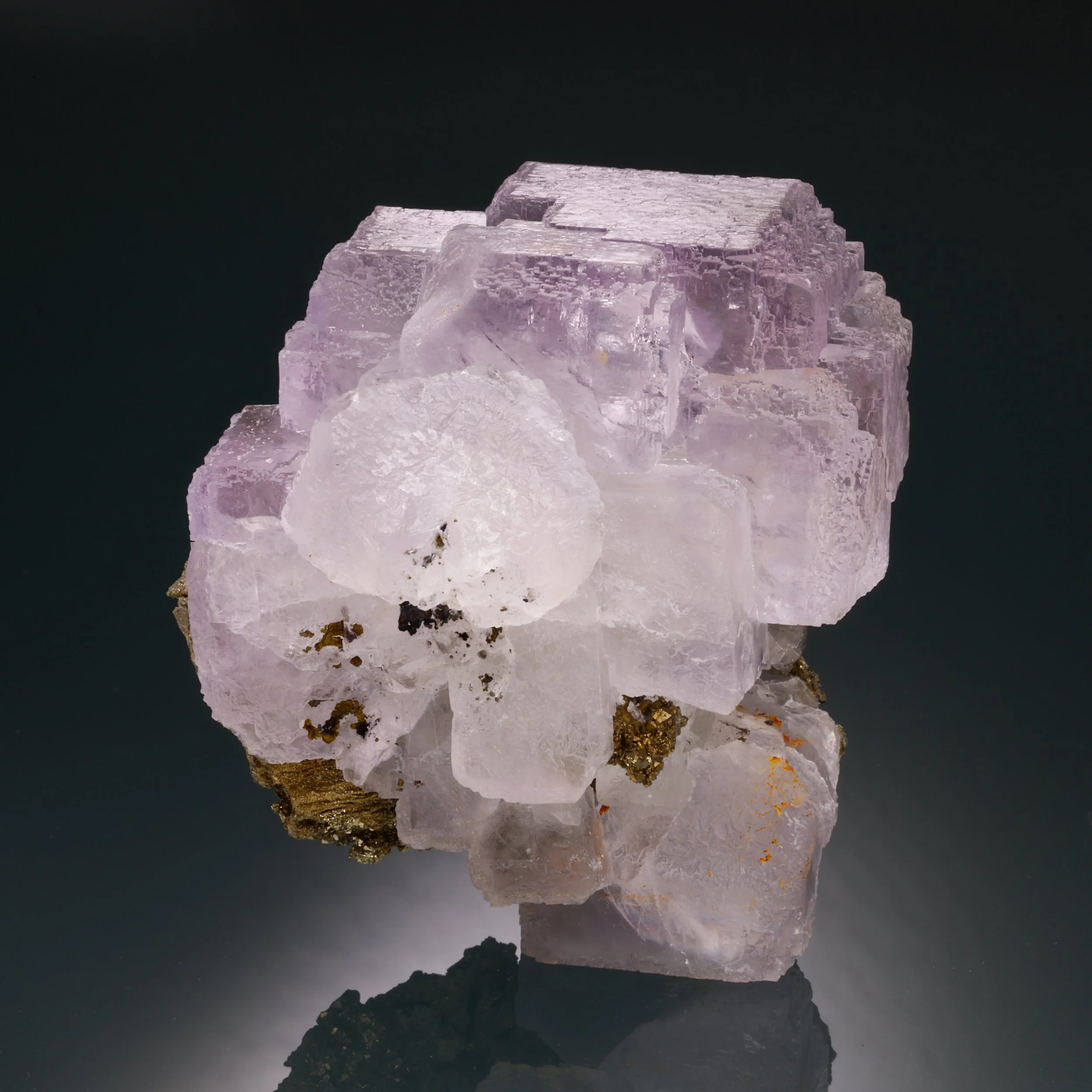 Fluorite, Pyrite, Eagle Picher Mine, Naica, Saucillo Municipality, Chihuahua, Mexico