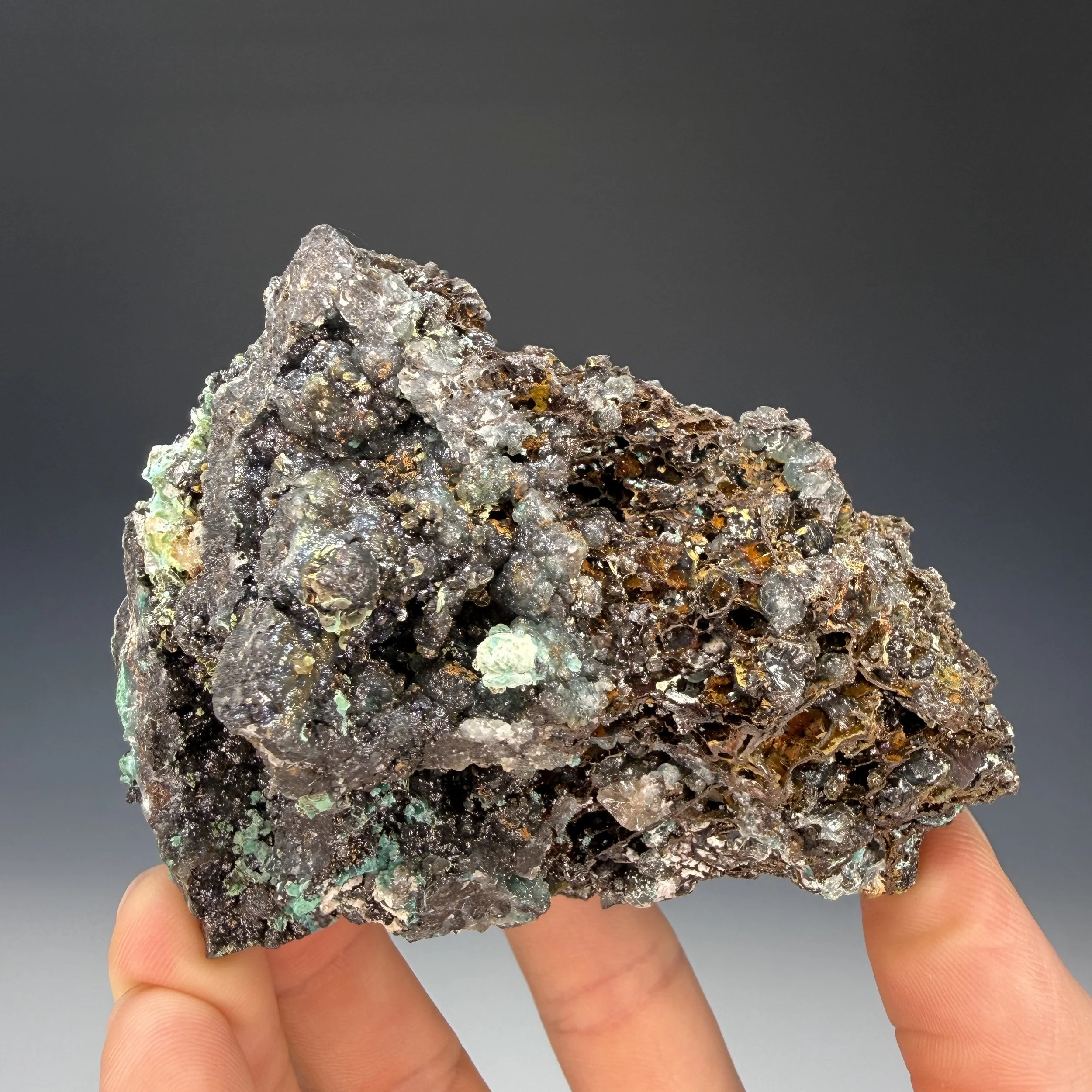 Willemite, Rosasite, Tsumeb Mine, Oshikoto Region, Namibia