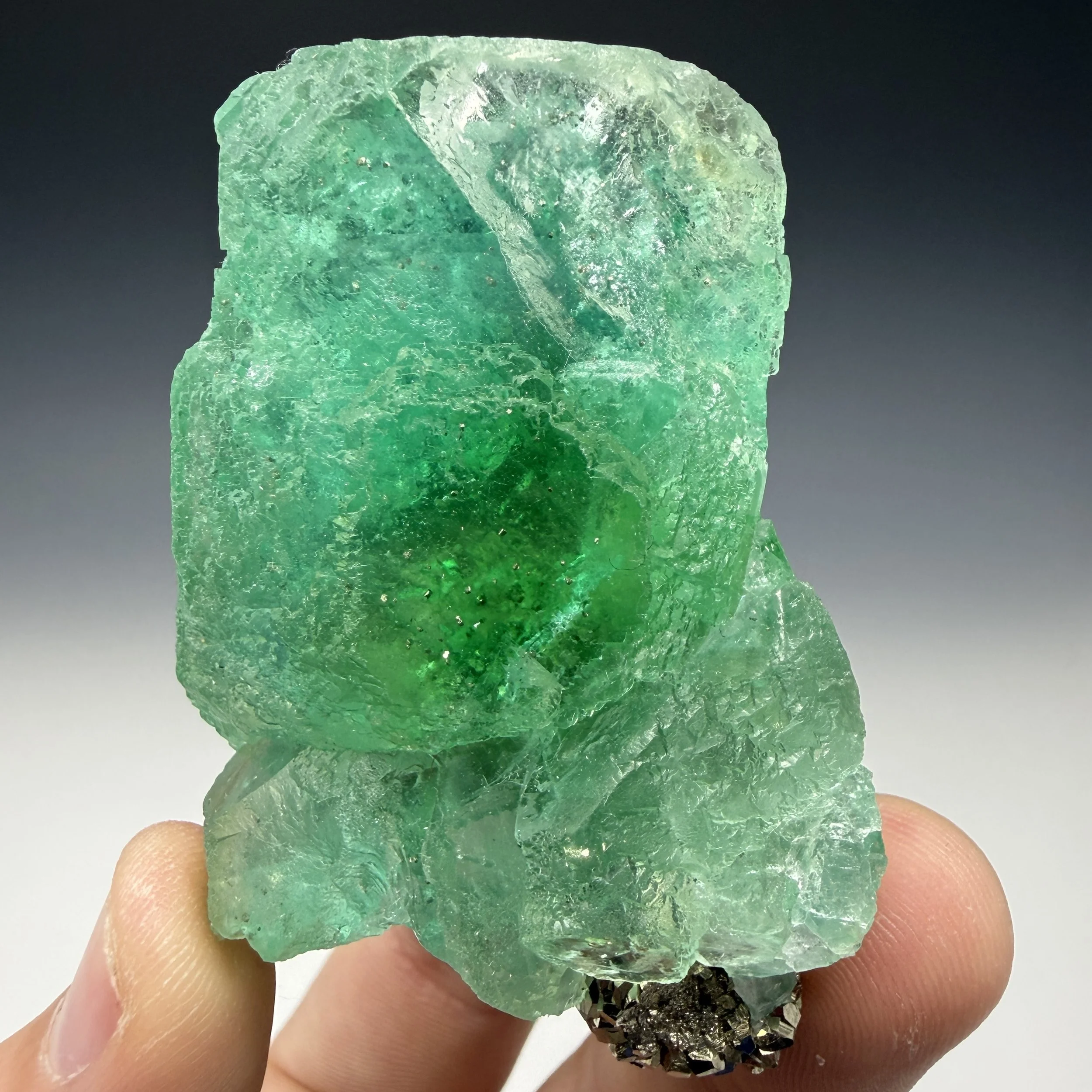 Fluorite, Milpo Mine, Atachocha District, Pasco, Peru