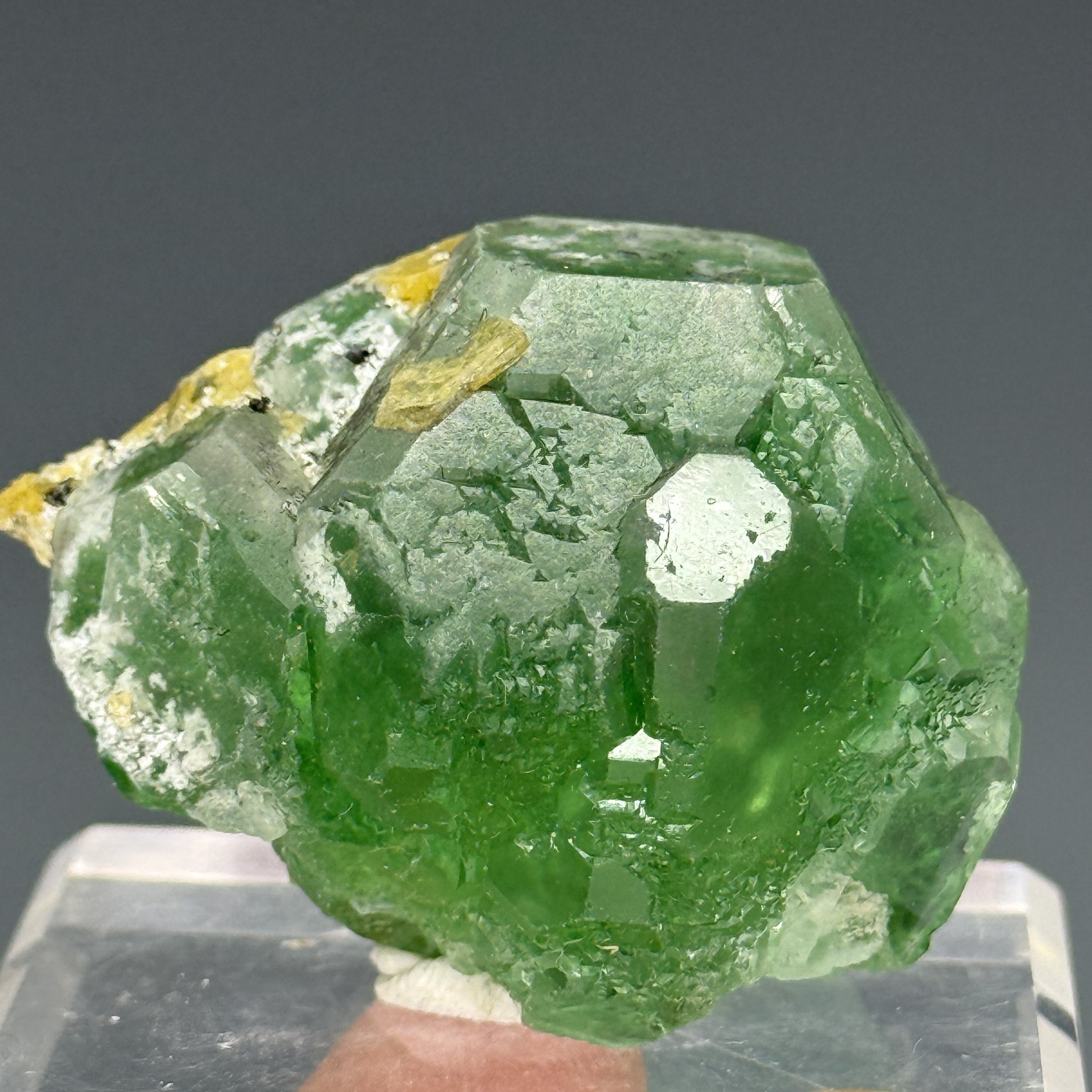 Fluorite, Milpo Mine, Atachocha District, Pasco, Peru
