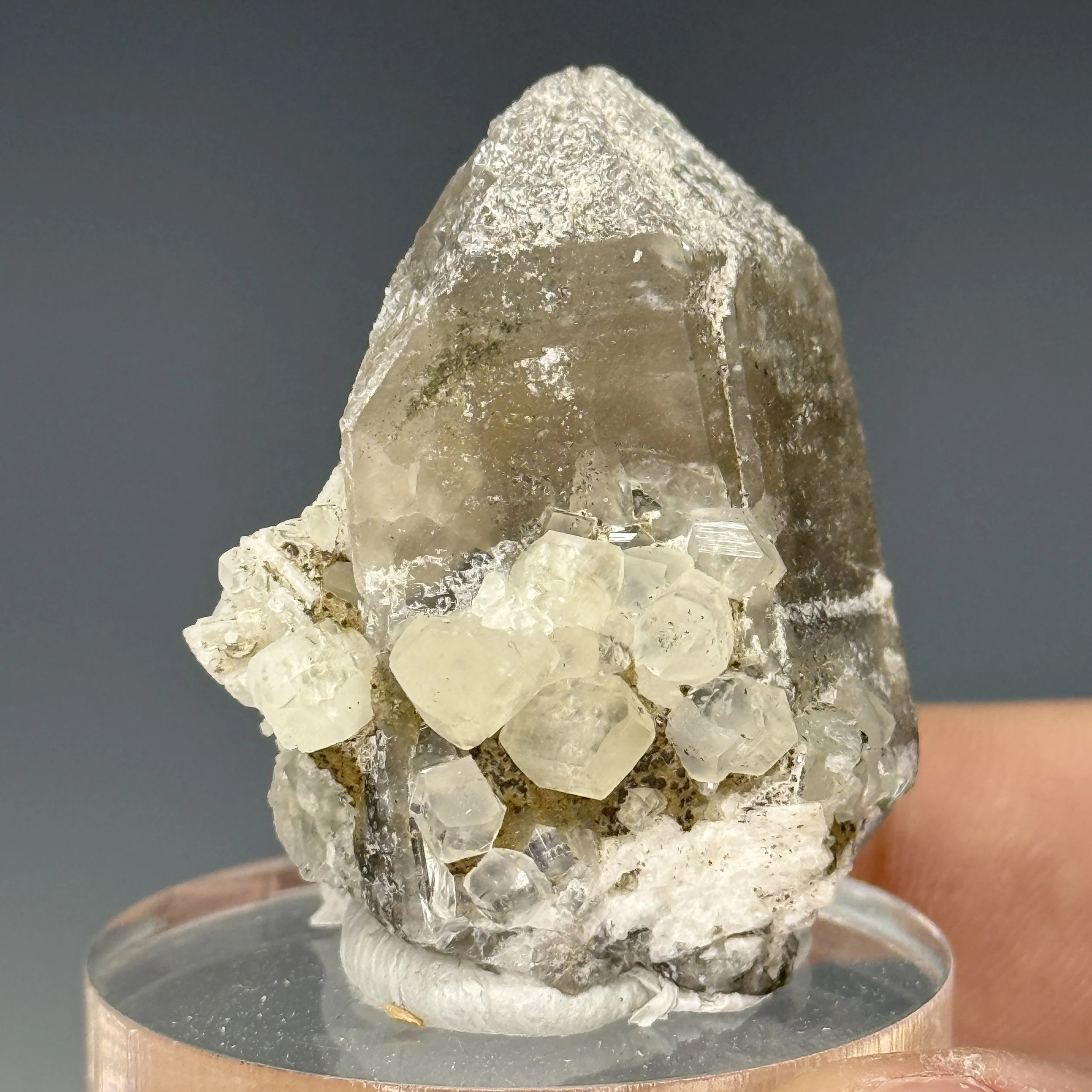 Phenakite, Smoky Quartz, Mt. Antero, Chaffee County, Colorado, USA