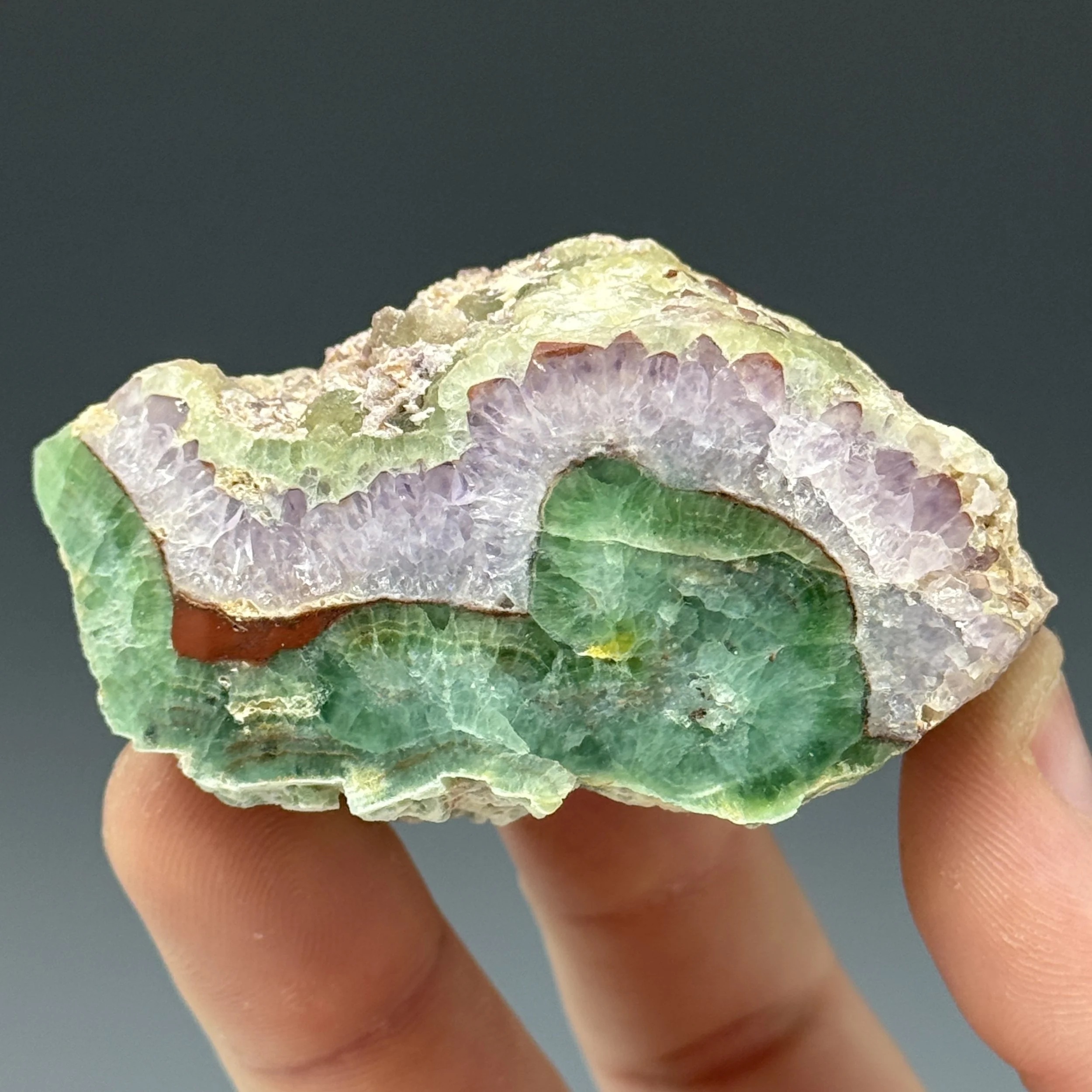 Fluorite, Amethyst, Nancy Hanks Mine, Unaweep Canyon, Mesa County, Colorado, USA
