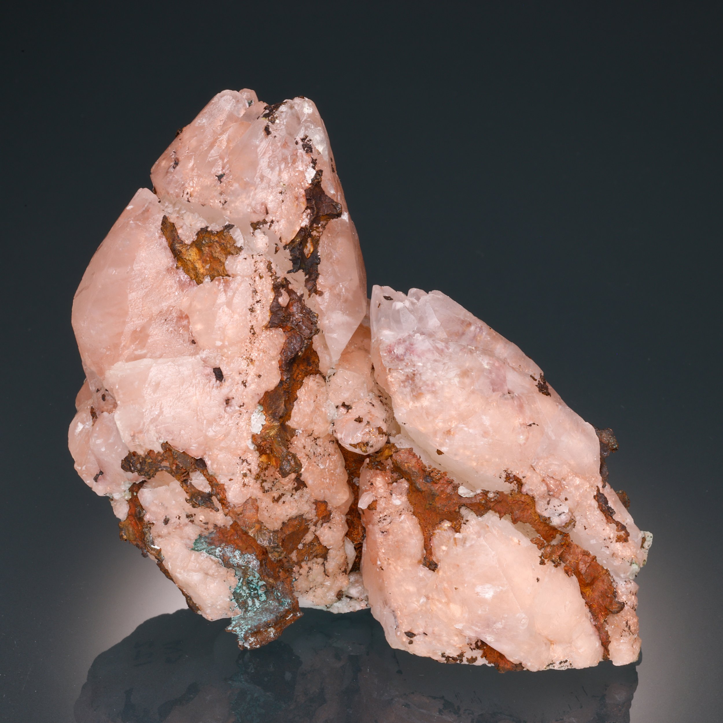 Calcite, Copper, Houghton County, Keweenaw, Michigan, USA