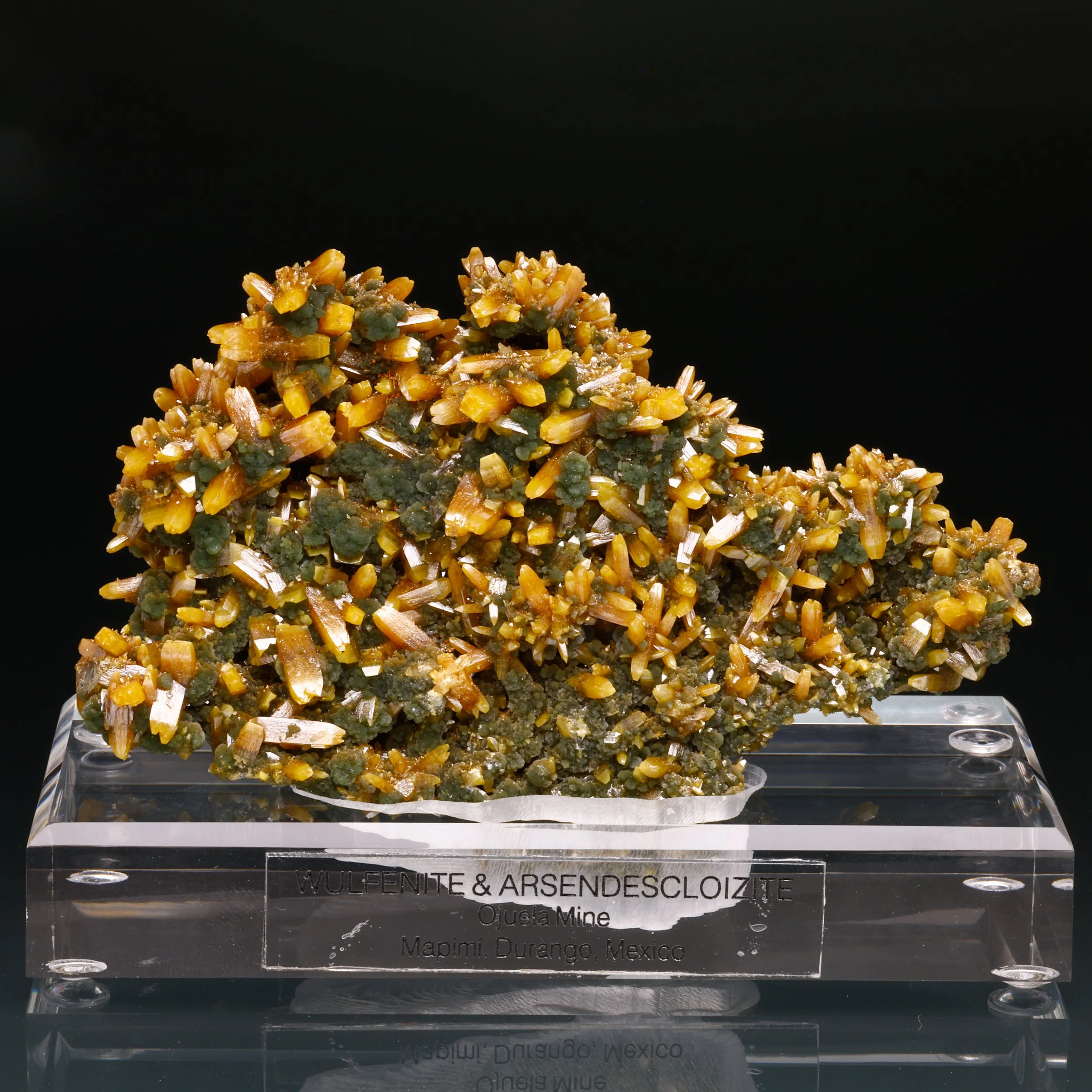 Wulfenite, Mimetite, Ojuela Mine, Mapimi, Durango, Mexico