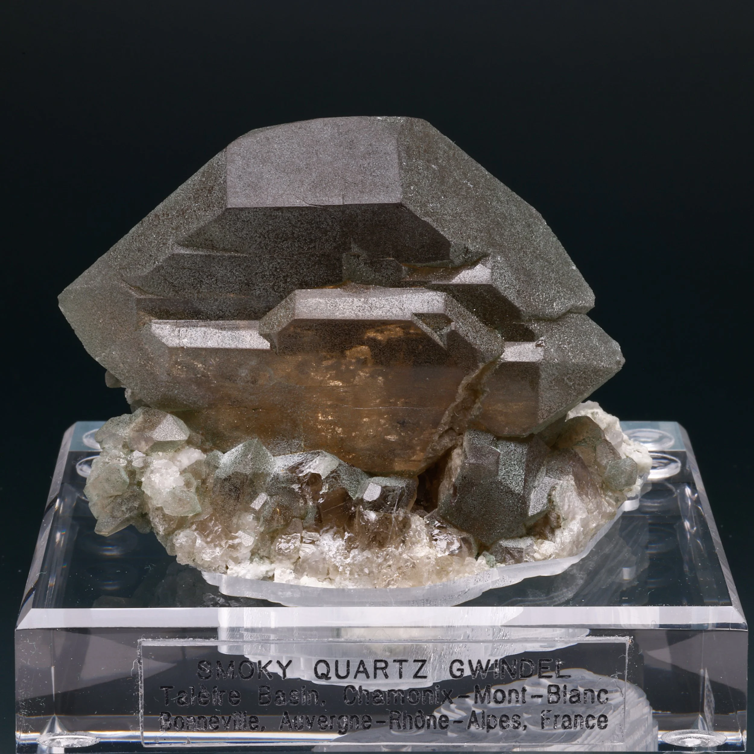 Smoky Quartz, Gwindel, Les Courtes, Chamonix-Mont-Blanc, Bonneville, Auvergne-Rhone-Alpes, France