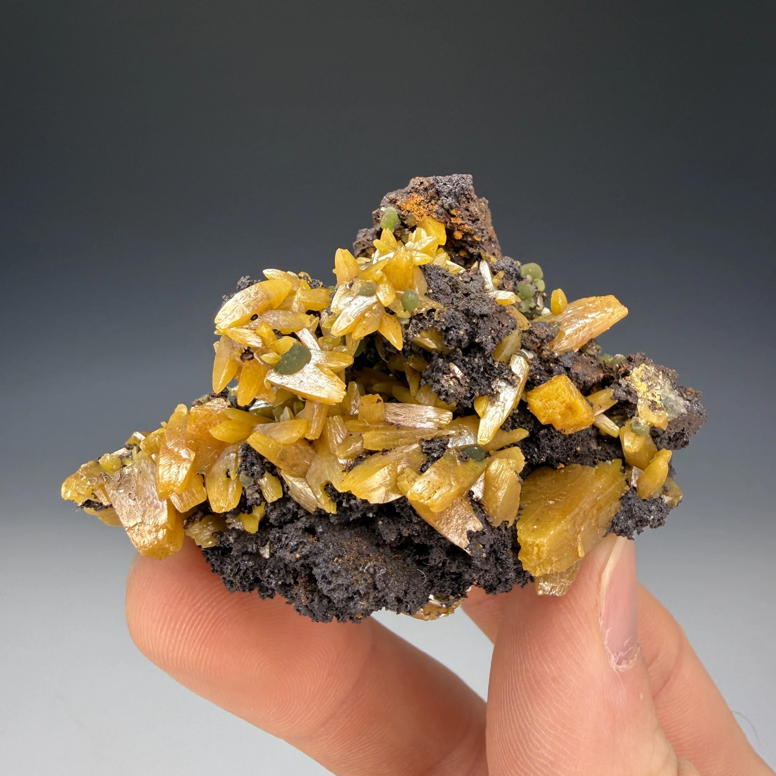 Wulfenite, Ojuela Mine, Mapimi, Durango, Mexico