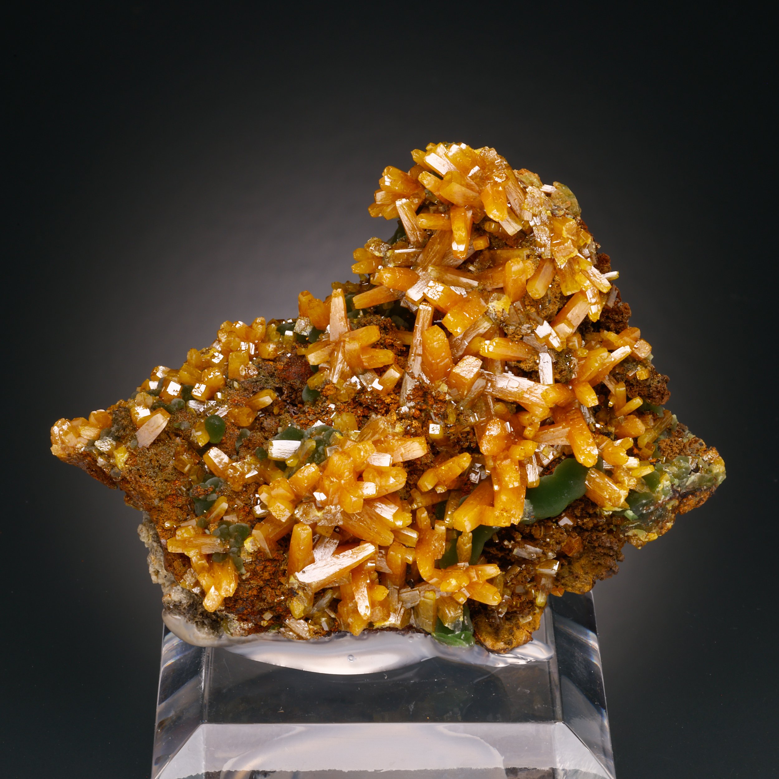 Wulfenite, Mimetite, Ojuela Mine, Mapimi, Durango, Mexico