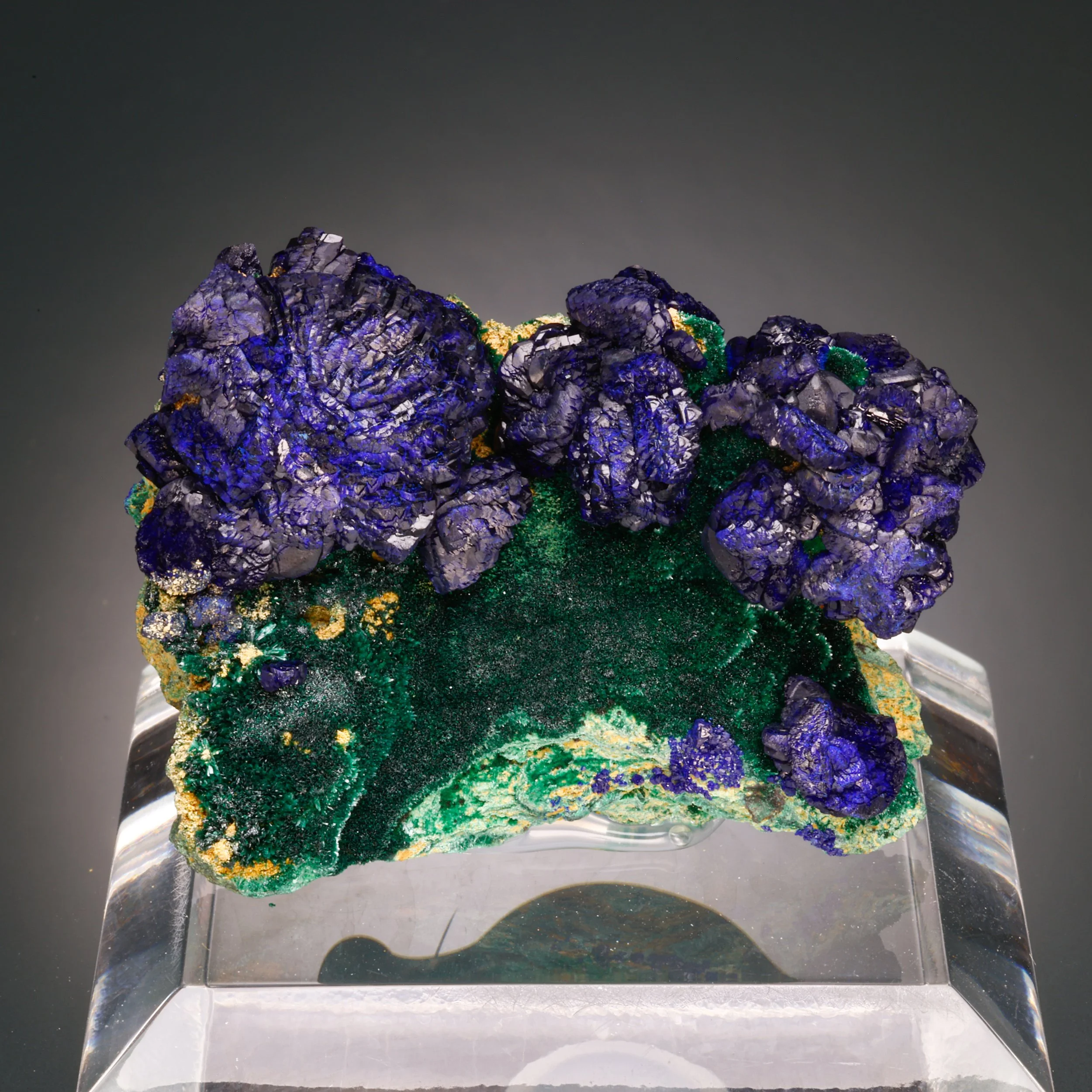 Azurite, Malachite, Big Indian Copper Mine, San Juan Co, Lisbon Valley Dist, Utah, USA