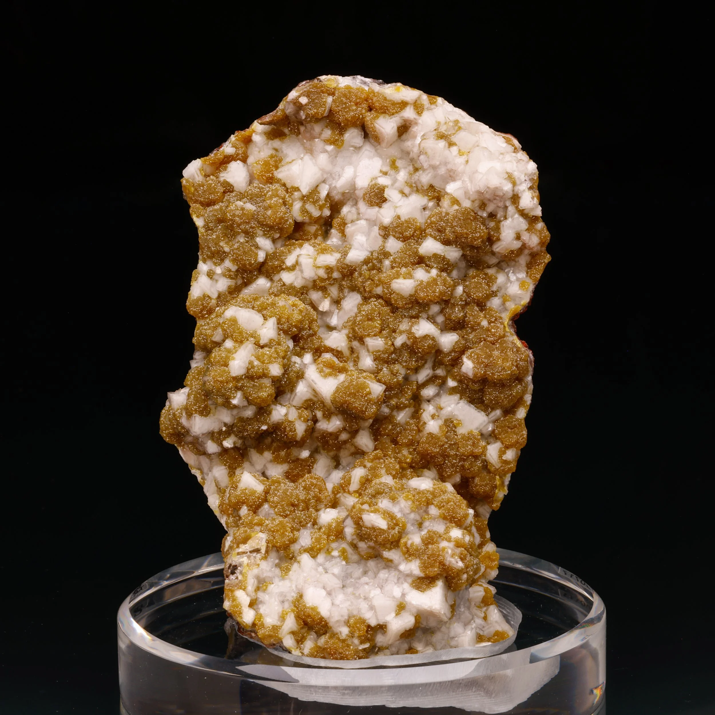 Mimetite, Calcite, Lopez Portillo mine, Santa Eulalia, Aquiles Serdan, Chihuahua, Mexico