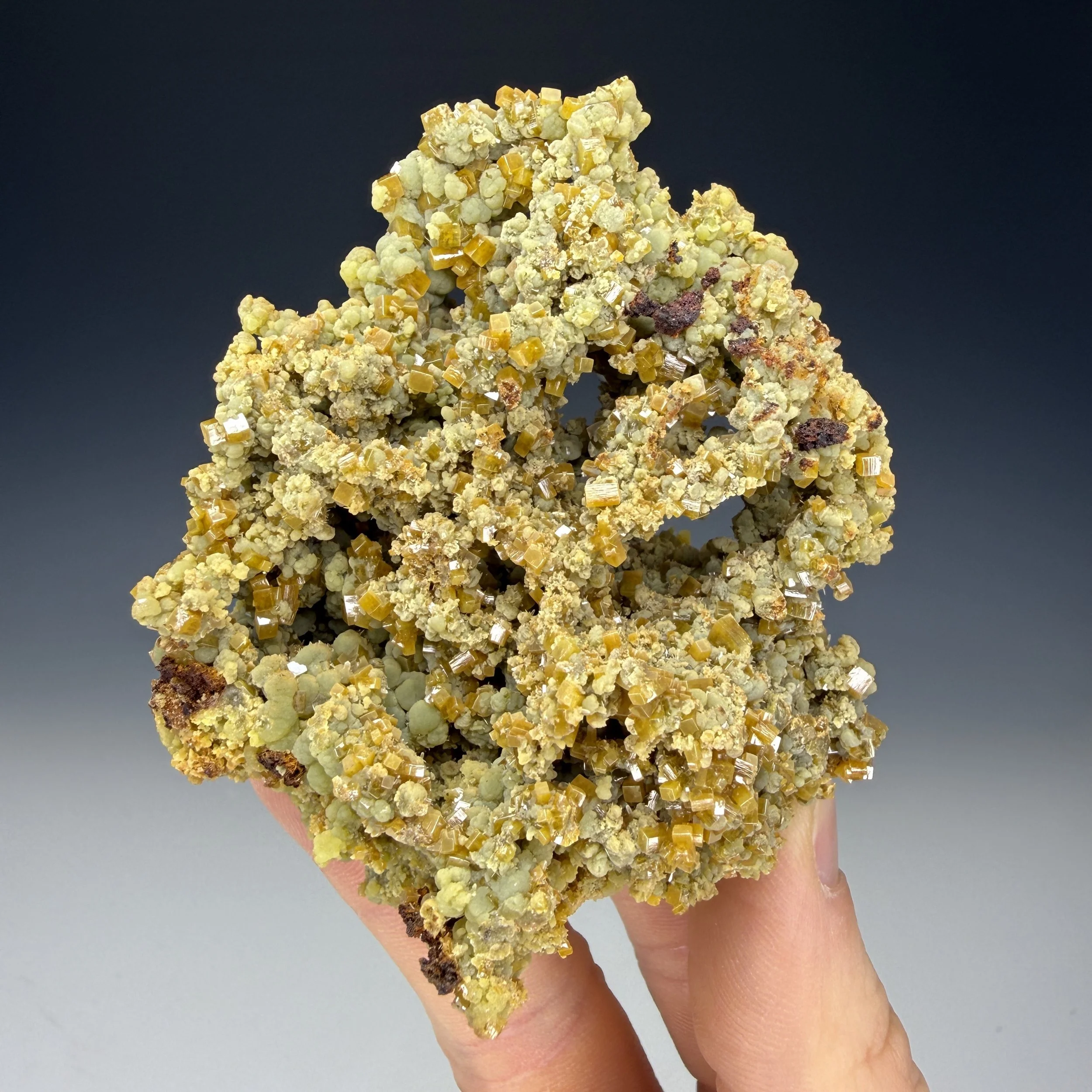 Mimetite, Wulfenite, Ojuela Mine, Mapimi, Durango, Mexico