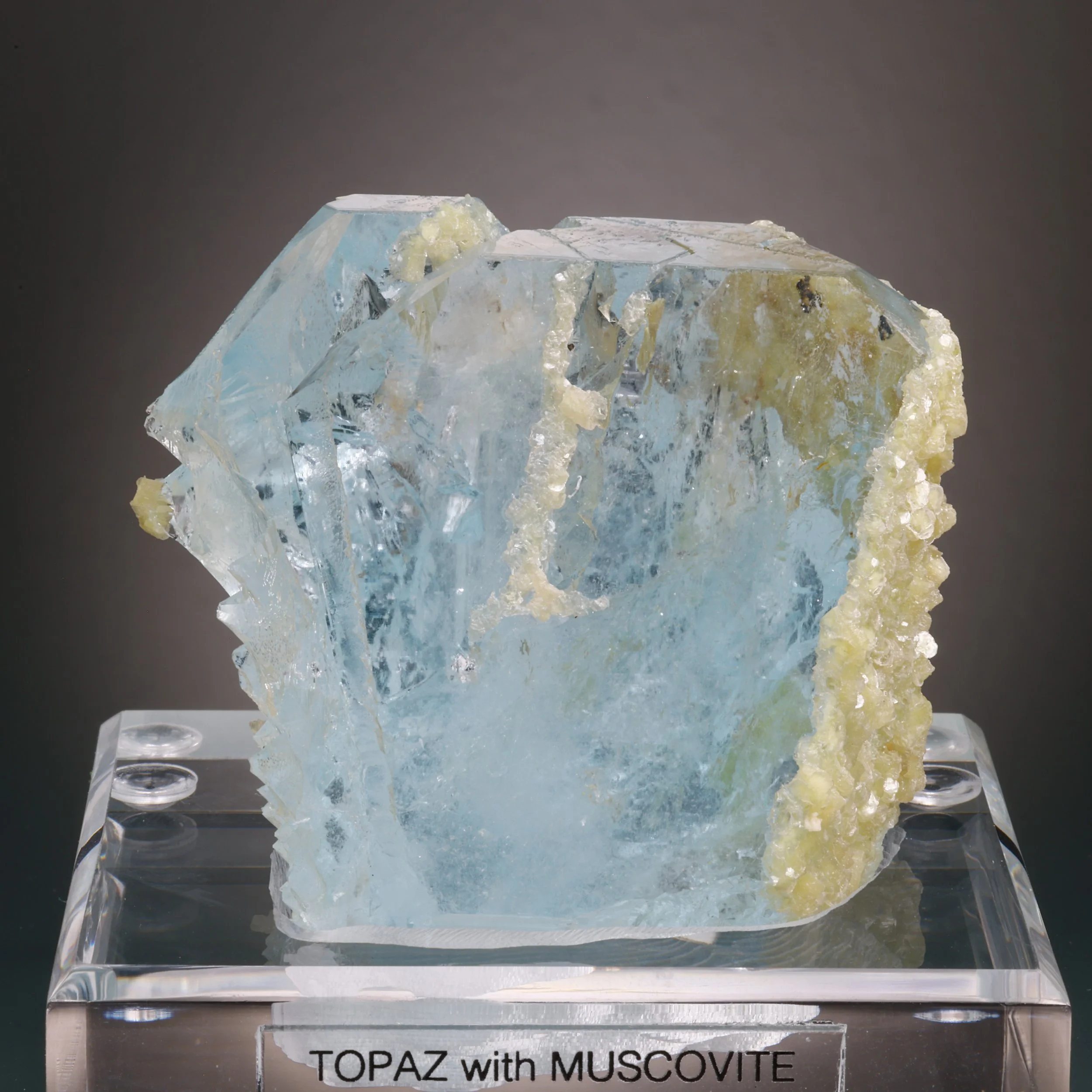 Topaz, Muscovite, Teixerinha Mine, Itinga, Minas Gerais, Brazil