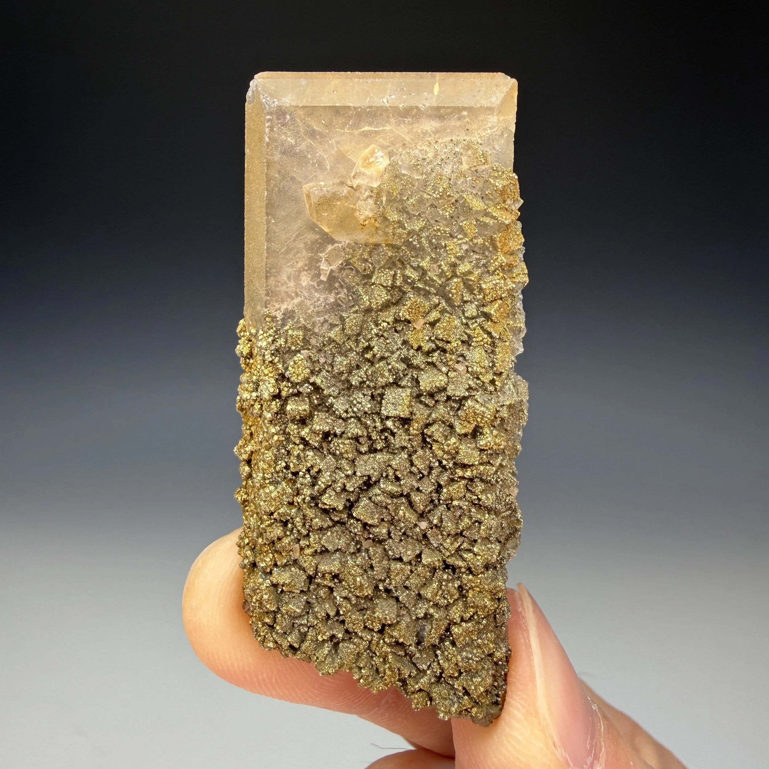 Baryte, Pyrite, Fluorite, Niobec Mine, Lac SaintJean, Quebec, Canada
