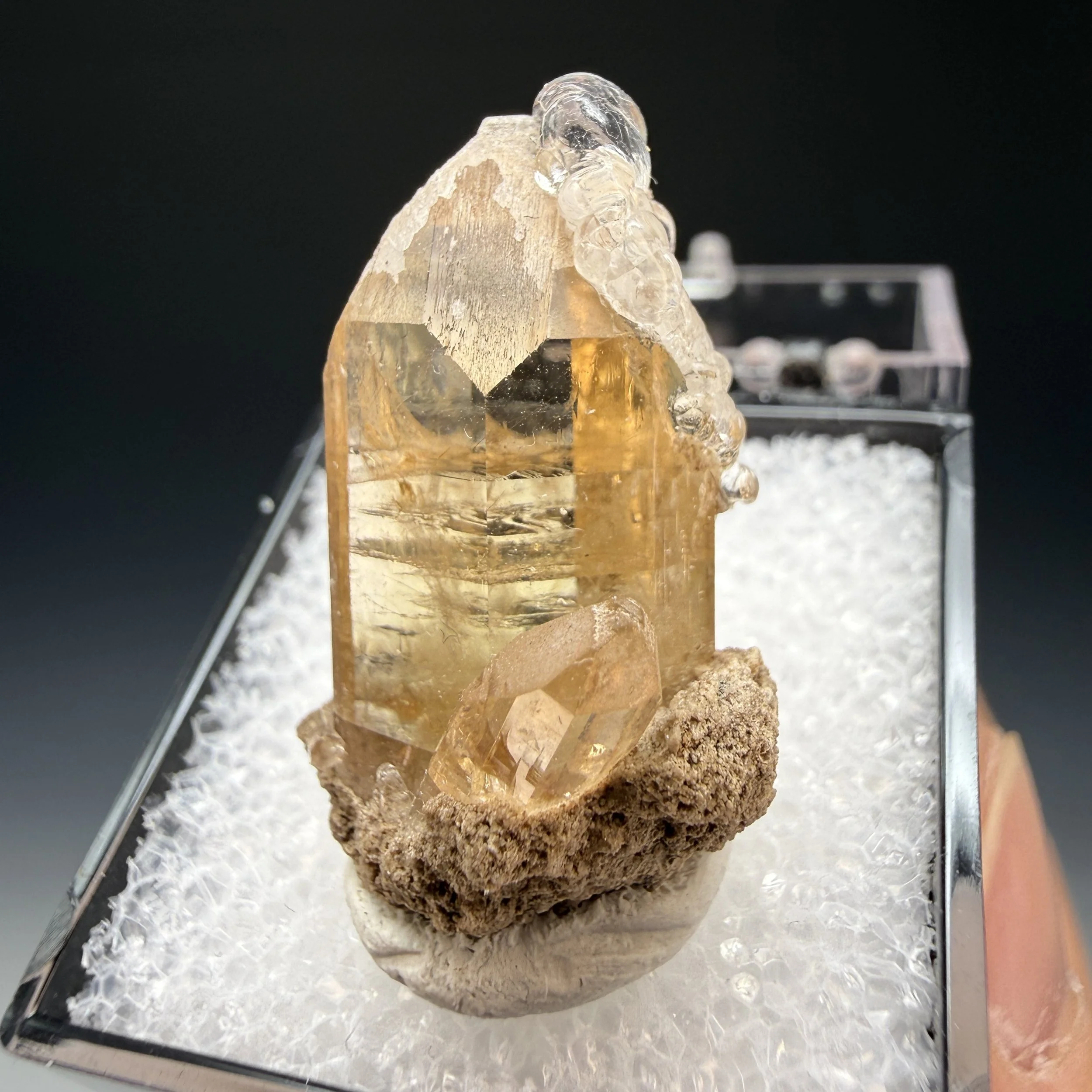 Topaz, Hyalite Opal, Thomas Range, Juab County, Utah
