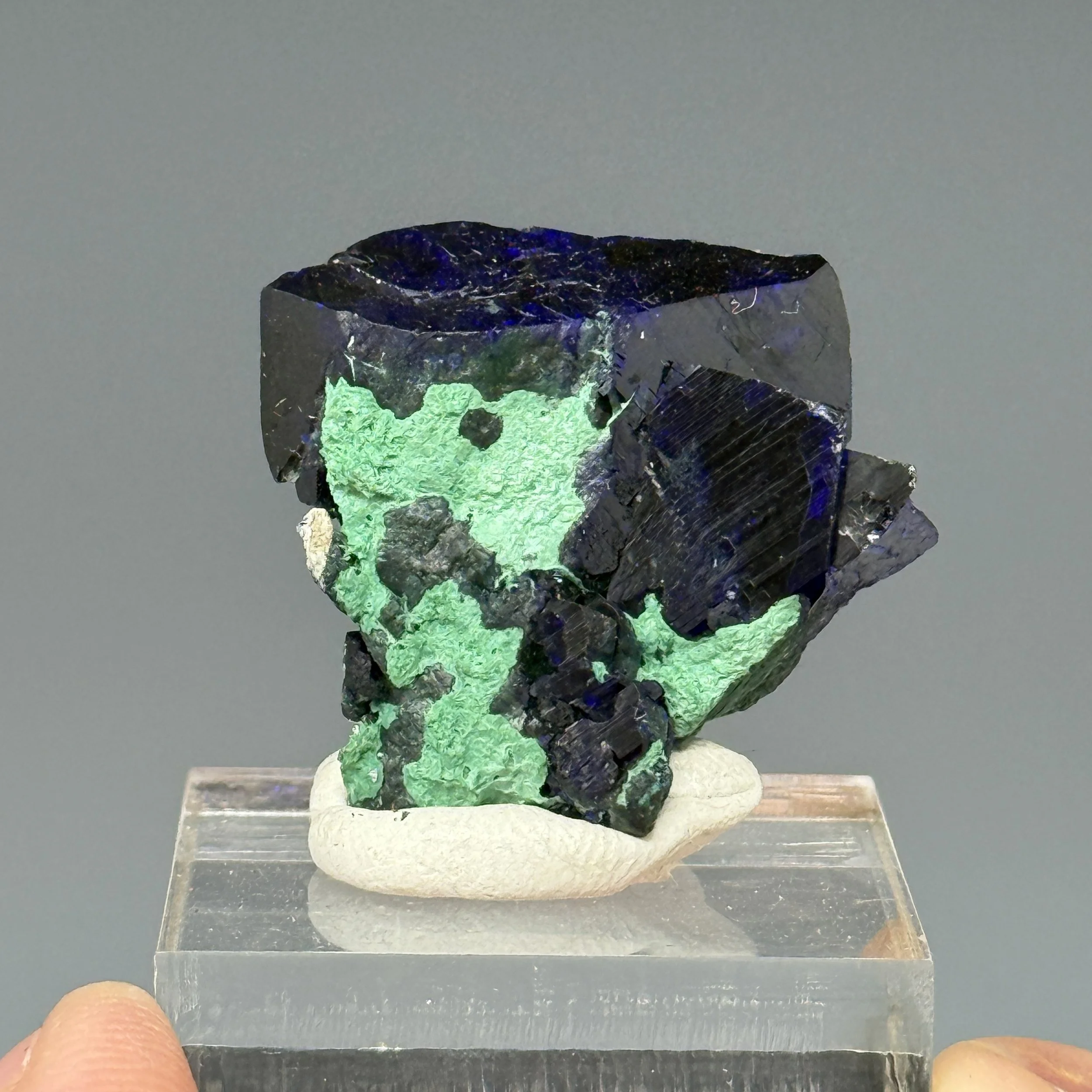 Azurite, Malachite, Milpillas Mine, Cuitaca, Santa Cruz Muni., Sonora, Mexico